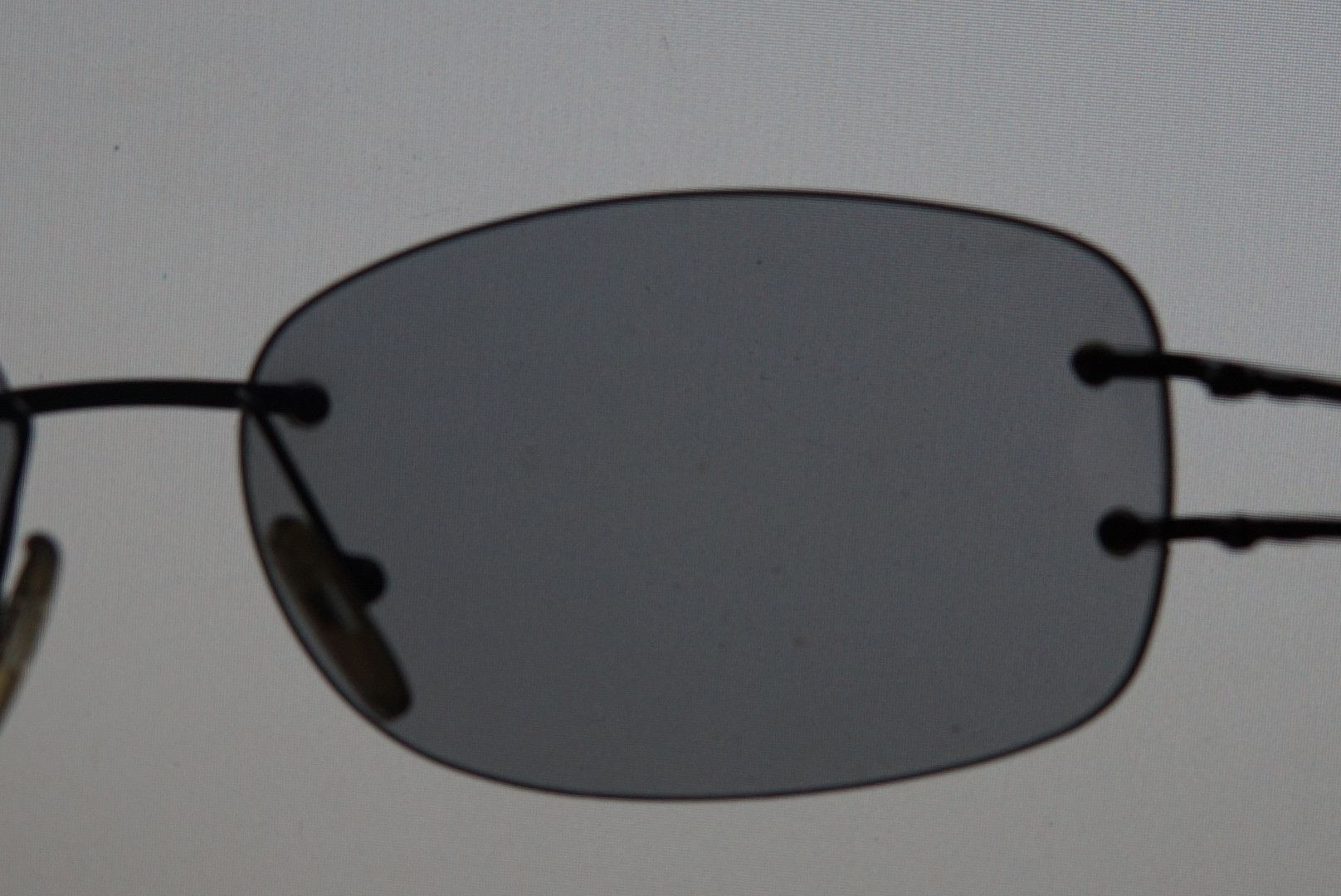 Fendi Fendi Sunglasses FS 393 Gold Metal Gray Rimless Size ONE SIZE - 12 Thumbnail