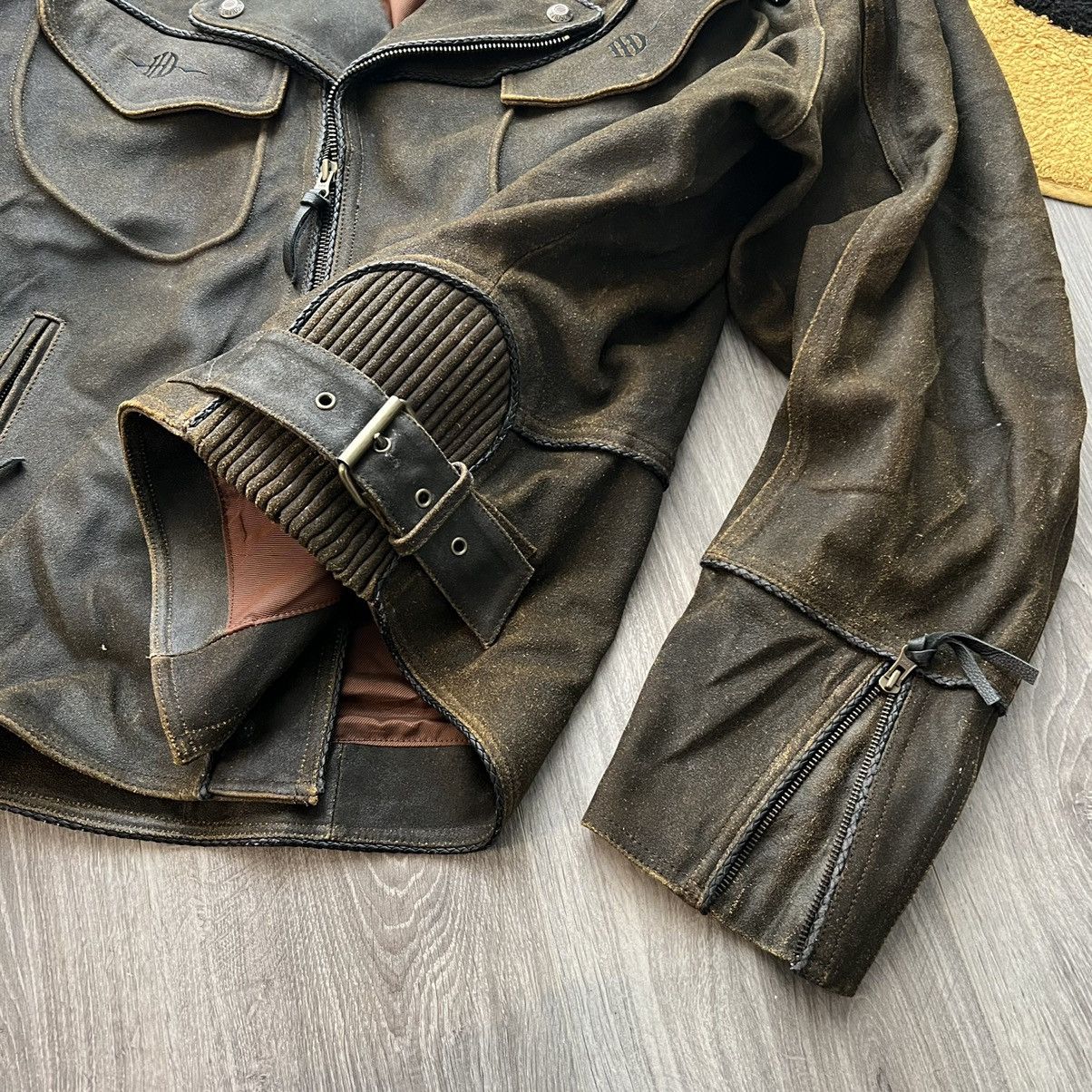 Leather Vintage Harley Davidson 2 pocket leather jacket Size US XXL / EU 58 / 5 - 7 Thumbnail