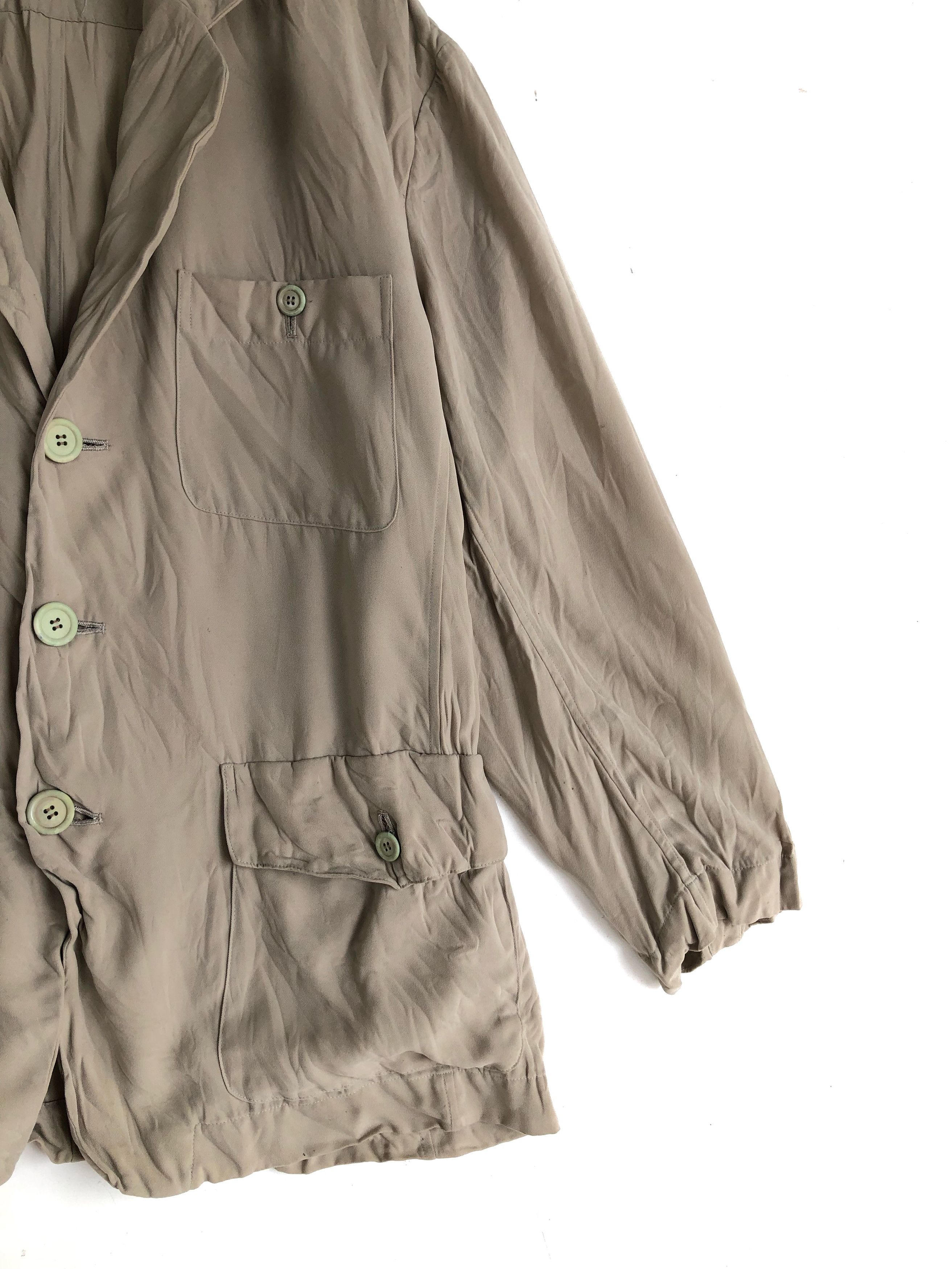 Issey Miyake × Vintage RARE🔥A/W 1994 ISSEY MIYAKE OVERSIZED CHORE JACKET Size XL / US 12-14 / IT 48-50 - 4 Thumbnail