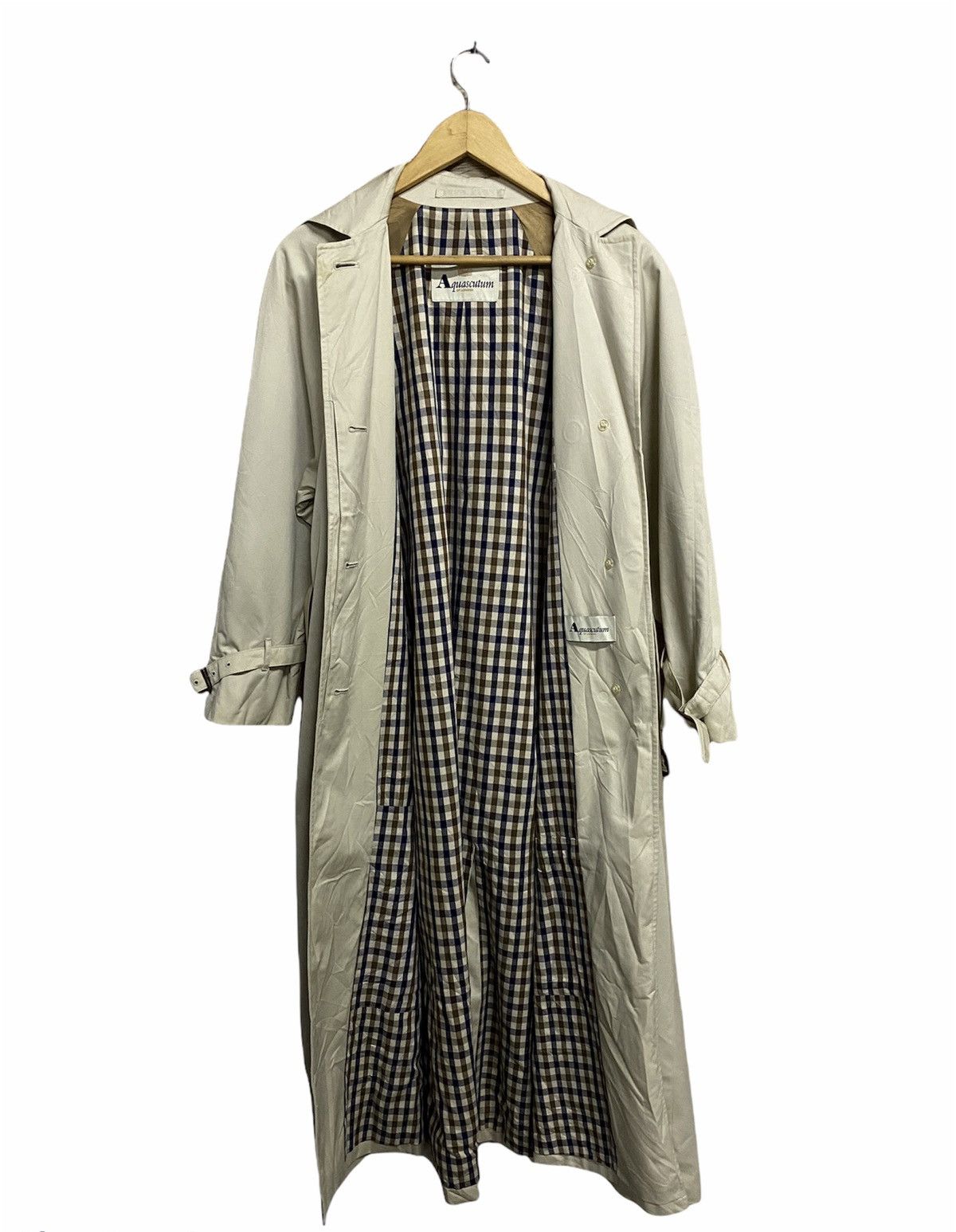🔥DHL SHIPPING🔥AQUASCUTUM LONDON TRENCH COAT