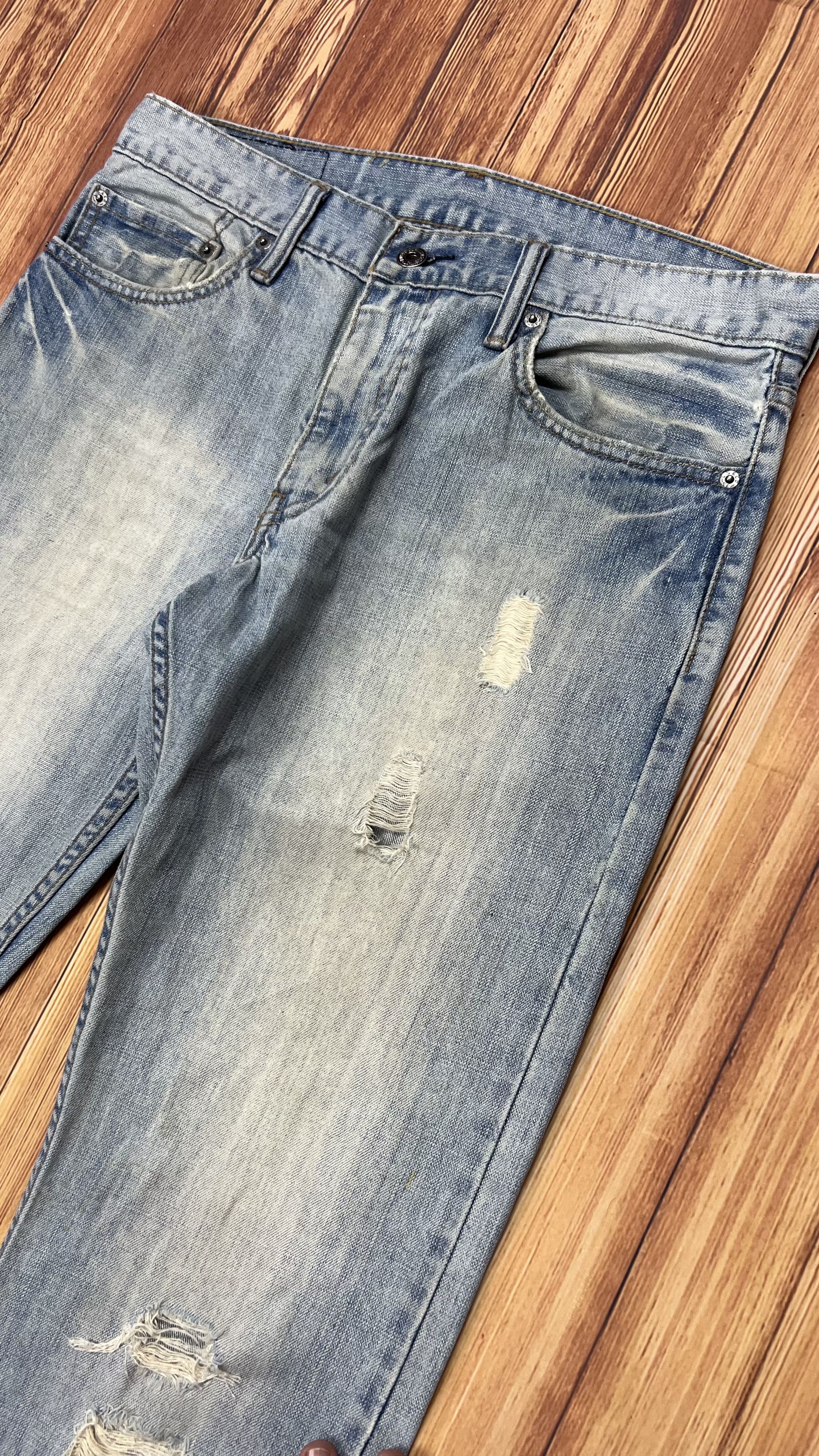 Levi's × Vintage Distressed Vintage Levi's 527 Bootcut Jeans Size US 34 / EU 50 - 6 Thumbnail
