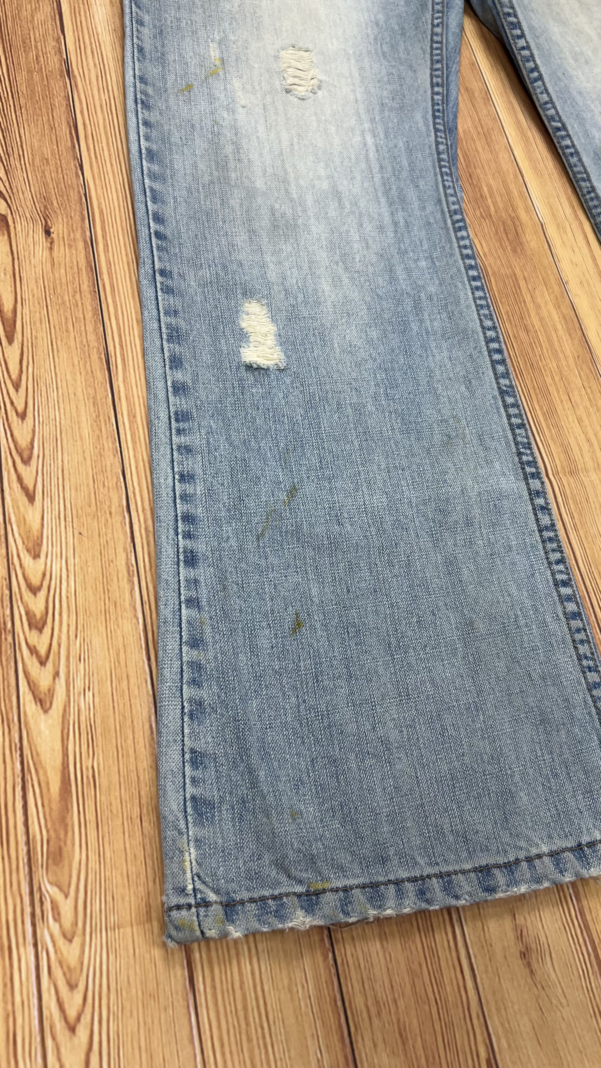 Levi's × Vintage Distressed Vintage Levi's 527 Bootcut Jeans Size US 34 / EU 50 - 4 Thumbnail