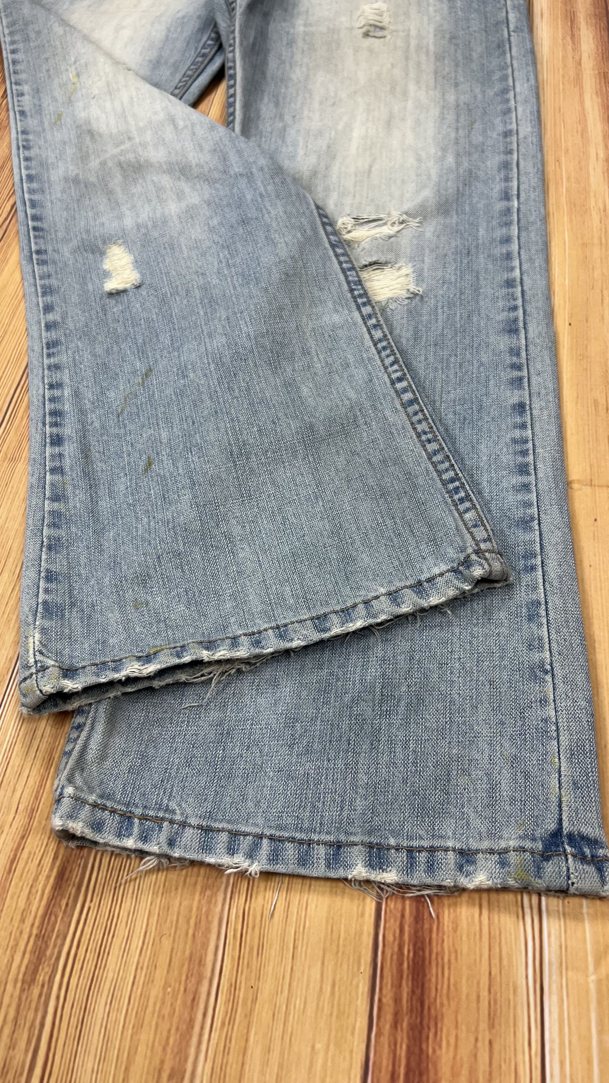 Levi's × Vintage Distressed Vintage Levi's 527 Bootcut Jeans Size US 34 / EU 50 - 5 Thumbnail