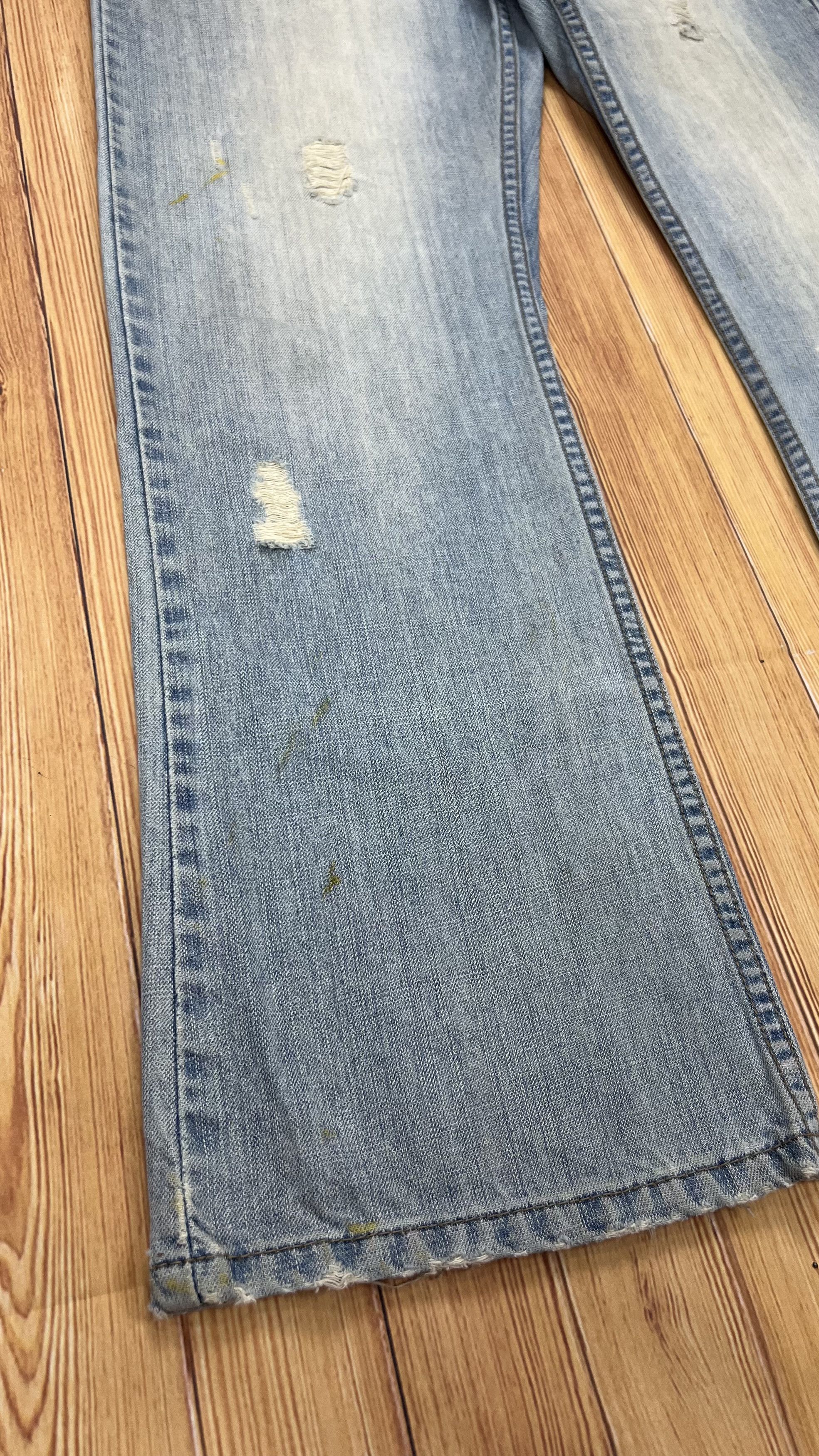Levi's × Vintage Distressed Vintage Levi's 527 Bootcut Jeans Size US 34 / EU 50 - 3 Thumbnail