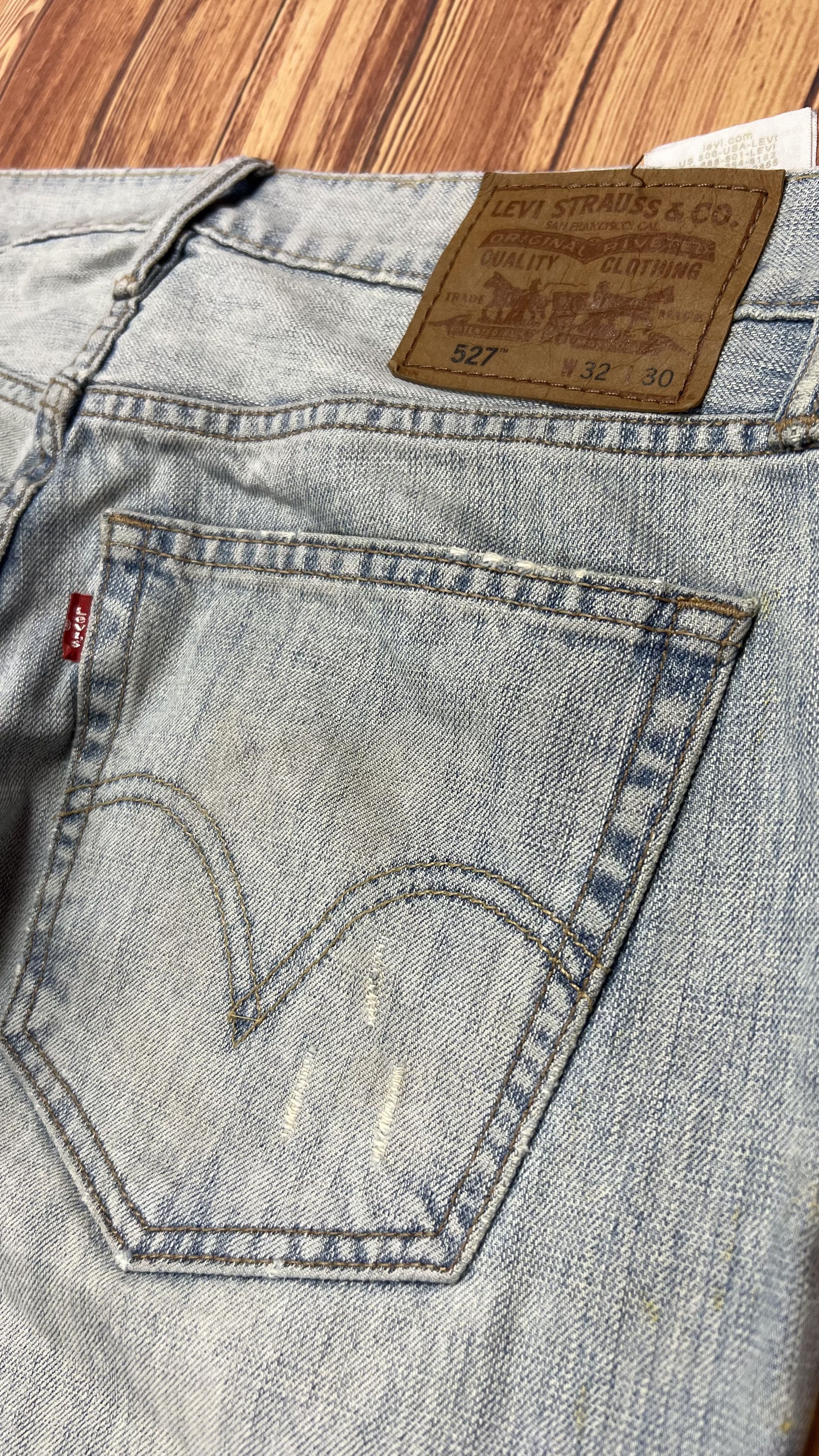 Levi's × Vintage Distressed Vintage Levi's 527 Bootcut Jeans Size US 34 / EU 50 - 11 Thumbnail
