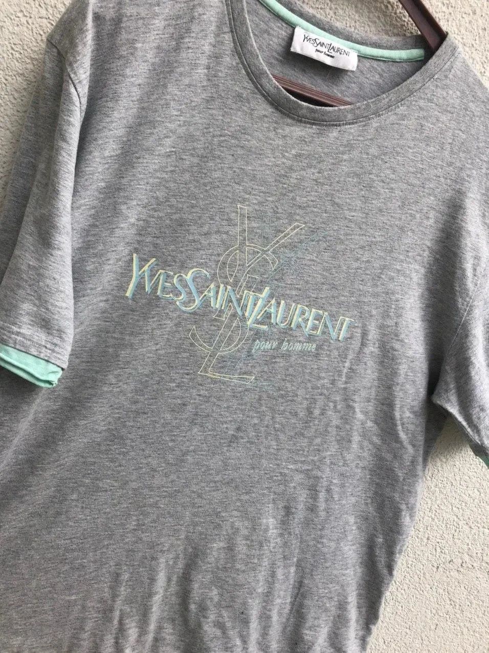 Yves Saint Laurent YSL T-shirt Big Logo Size US M / EU 48-50 / 2 - 7 Thumbnail