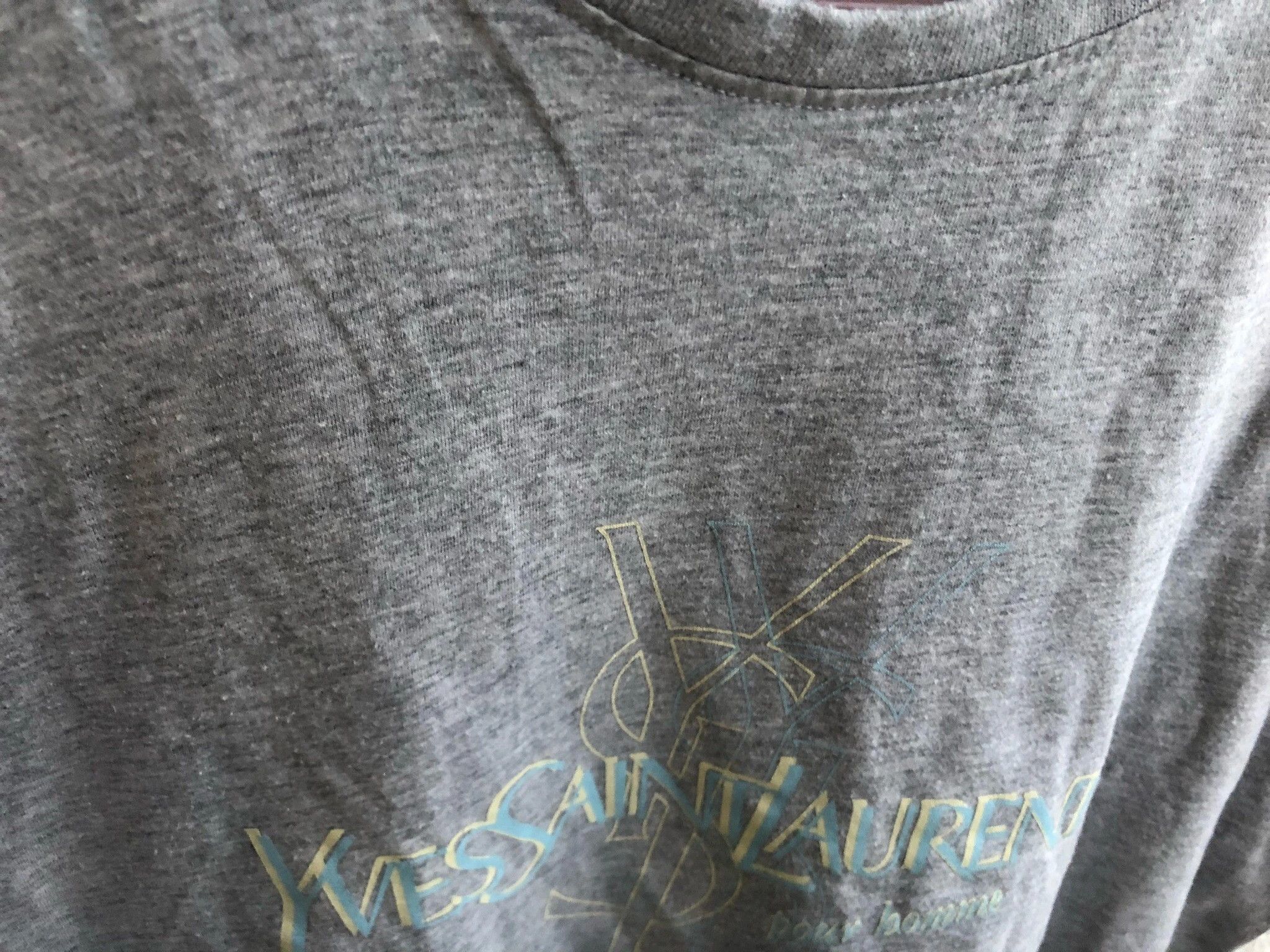 Yves Saint Laurent YSL T-shirt Big Logo Size US M / EU 48-50 / 2 - 16 Thumbnail
