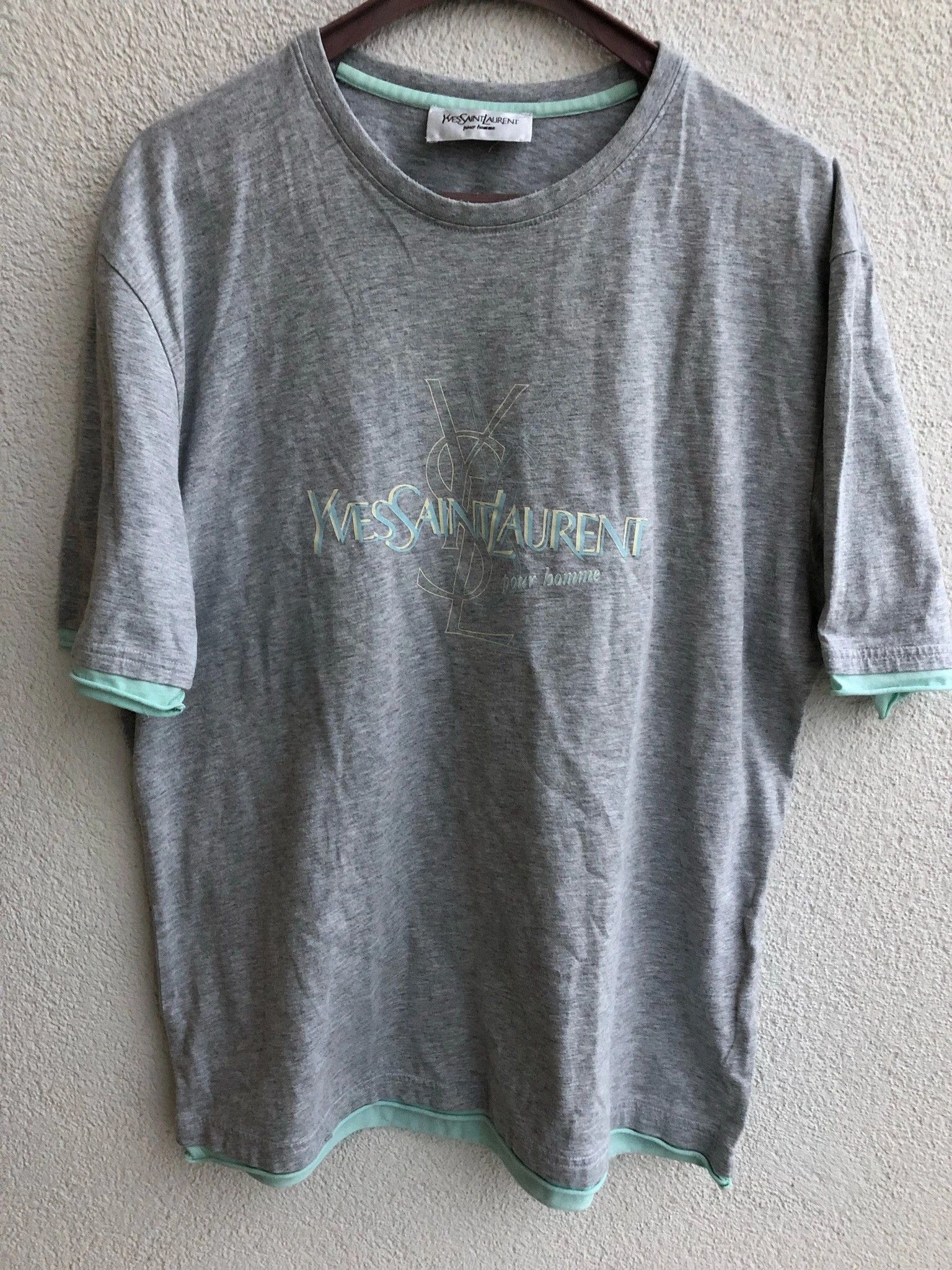 Yves Saint Laurent YSL T-shirt Big Logo Size US M / EU 48-50 / 2 - 9 Thumbnail