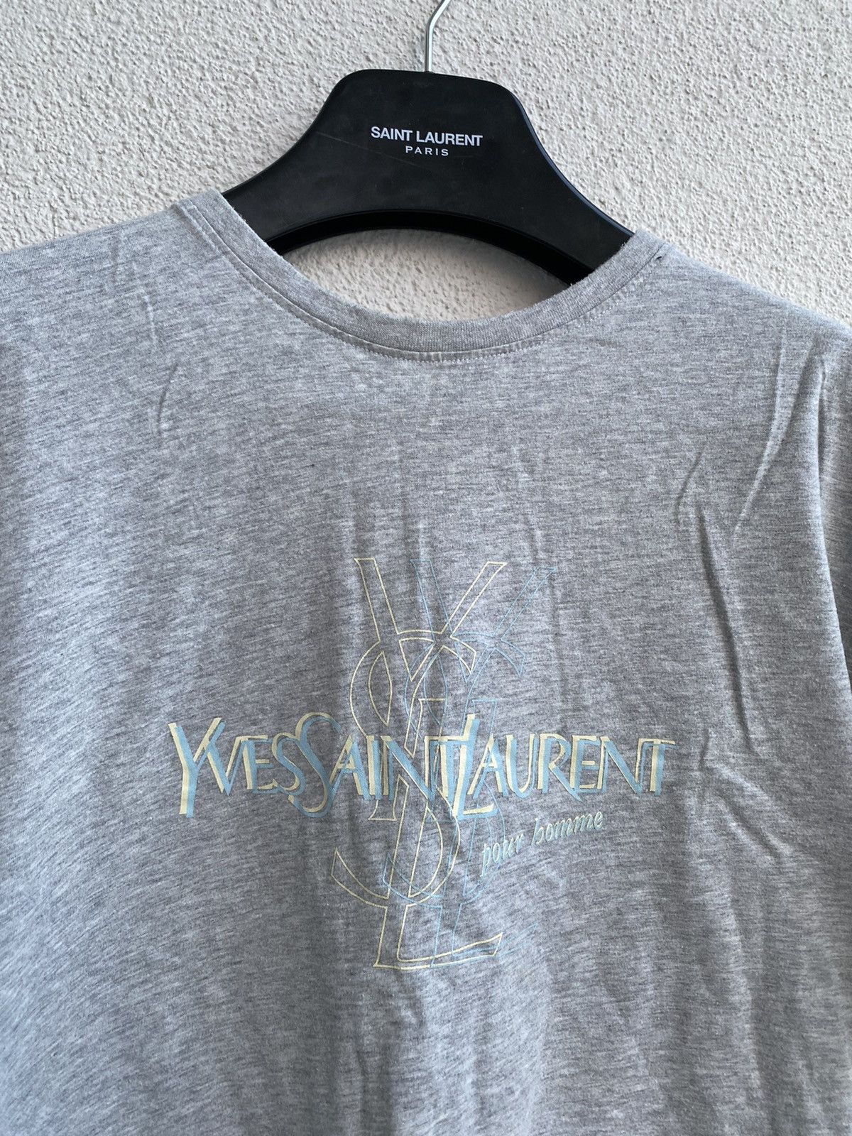 Yves Saint Laurent YSL T-shirt Big Logo Size US M / EU 48-50 / 2 - 17 Thumbnail