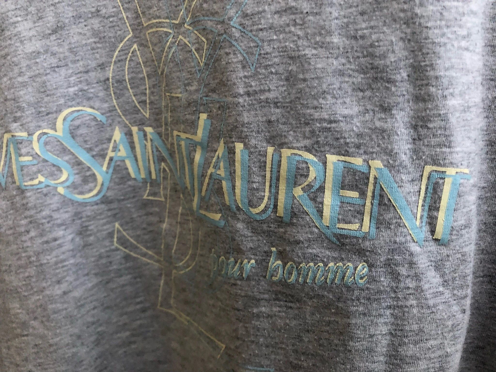 Yves Saint Laurent YSL T-shirt Big Logo Size US M / EU 48-50 / 2 - 13 Thumbnail