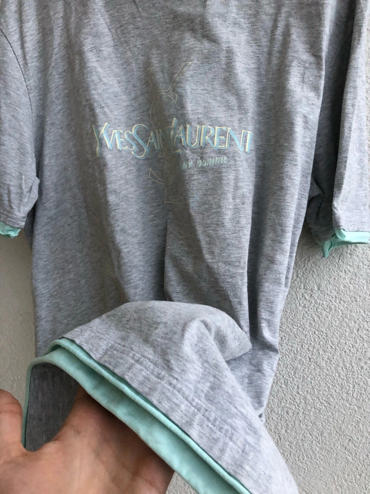 Yves Saint Laurent YSL T-shirt Big Logo Size US M / EU 48-50 / 2 - 12 Thumbnail