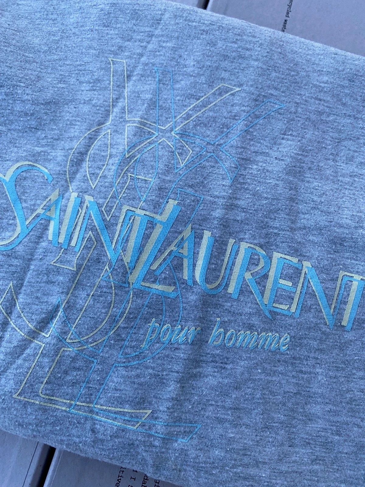 Yves Saint Laurent YSL T-shirt Big Logo Size US M / EU 48-50 / 2 - 14 Thumbnail