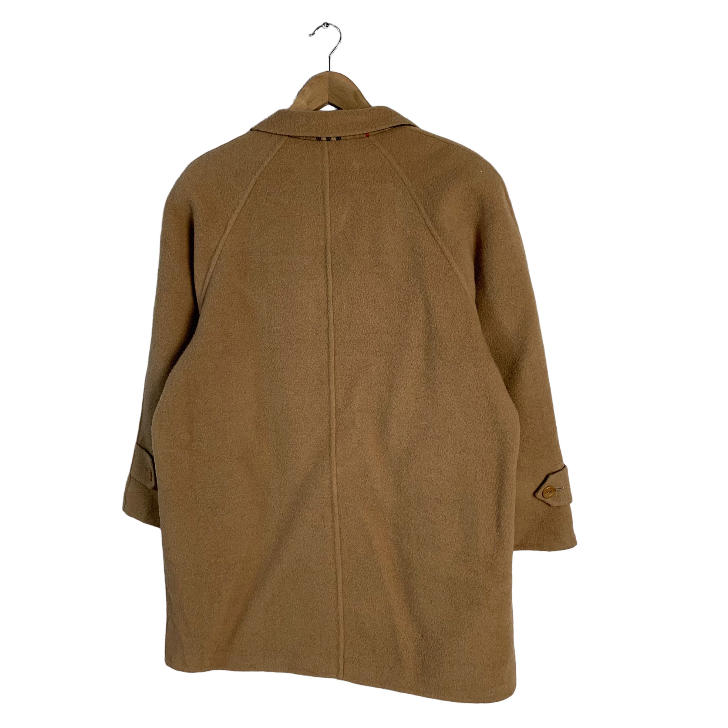 Burberry Burberrys Nova Check Wool Overcoat Size L / US 10 / IT 46 - 11 Thumbnail