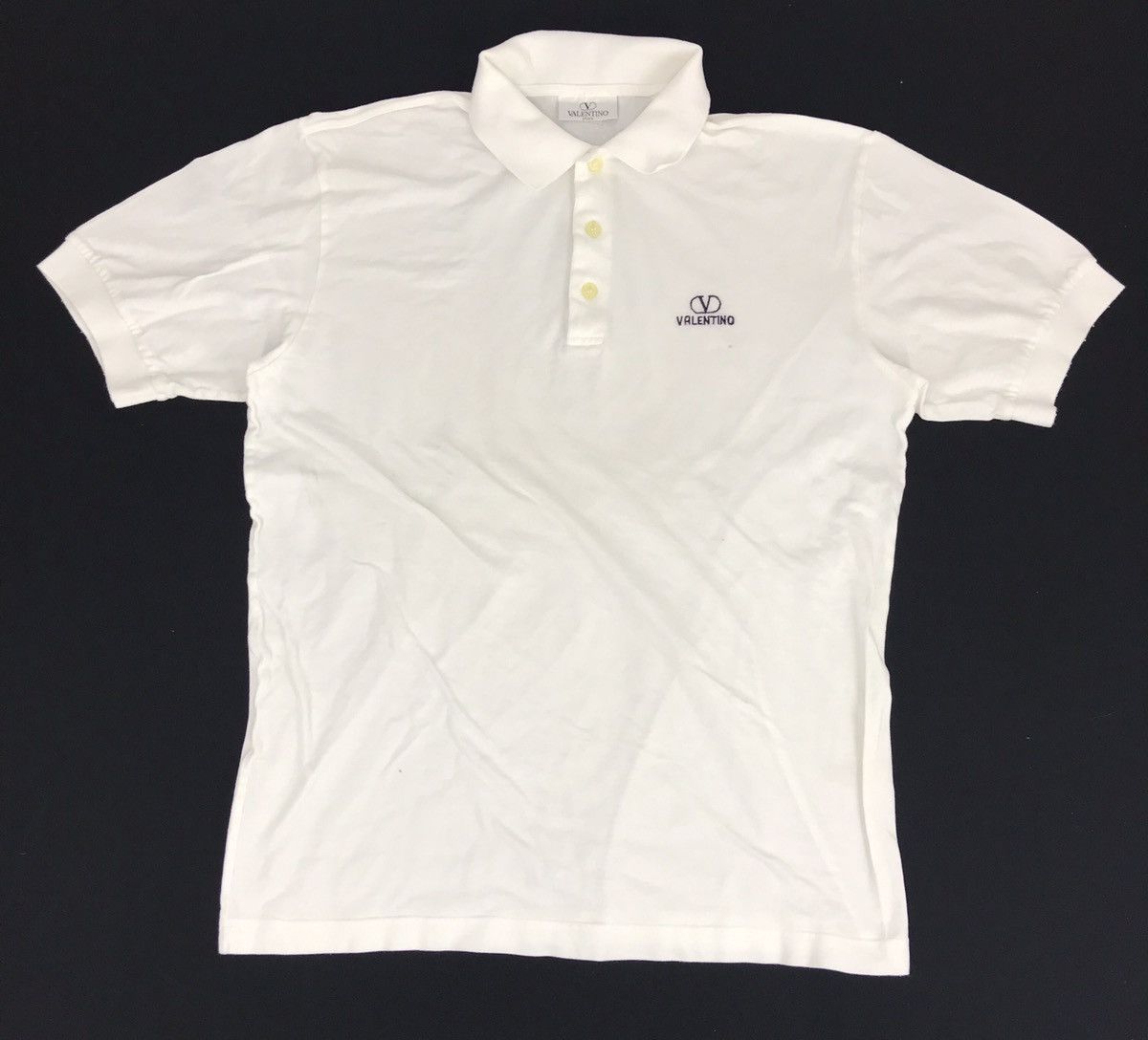 Valentino Valentino Studio Polo Tee Embroidery Logo Size US L / EU 52-54 / 3 - 1 Thumbnail