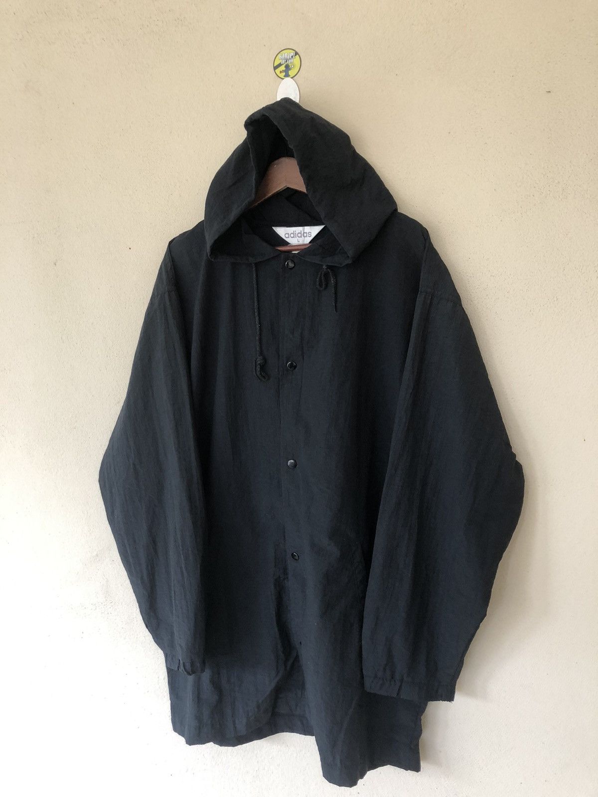 Adidas × Vintage Vintage Adidas Trifoil Big Logos Coach Parkas Size US L / EU 52-54 / 3 - 3 Thumbnail