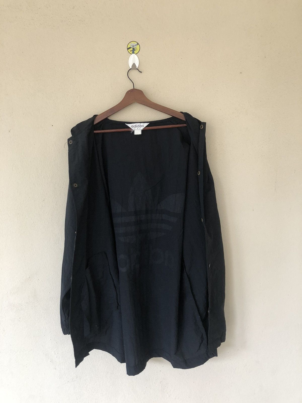 Adidas × Vintage Vintage Adidas Trifoil Big Logos Coach Parkas Size US L / EU 52-54 / 3 - 6 Thumbnail