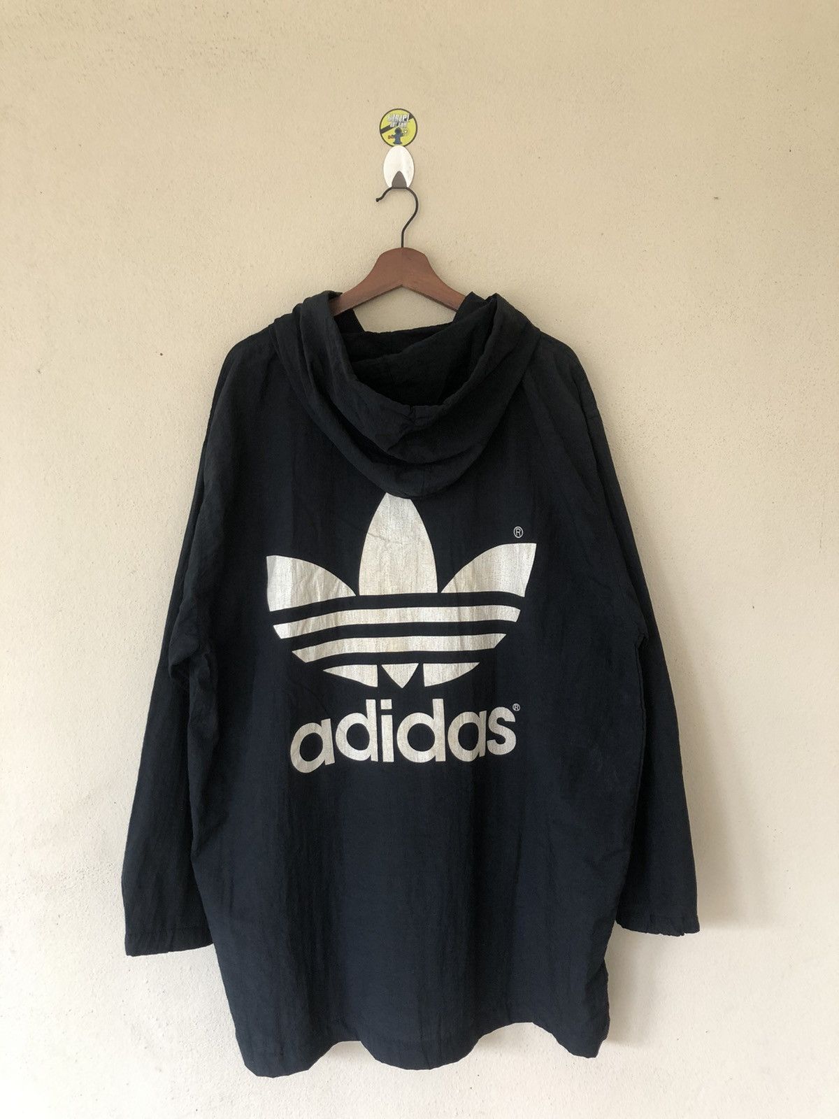Adidas × Vintage Vintage Adidas Trifoil Big Logos Coach Parkas Size US L / EU 52-54 / 3 - 1 Thumbnail