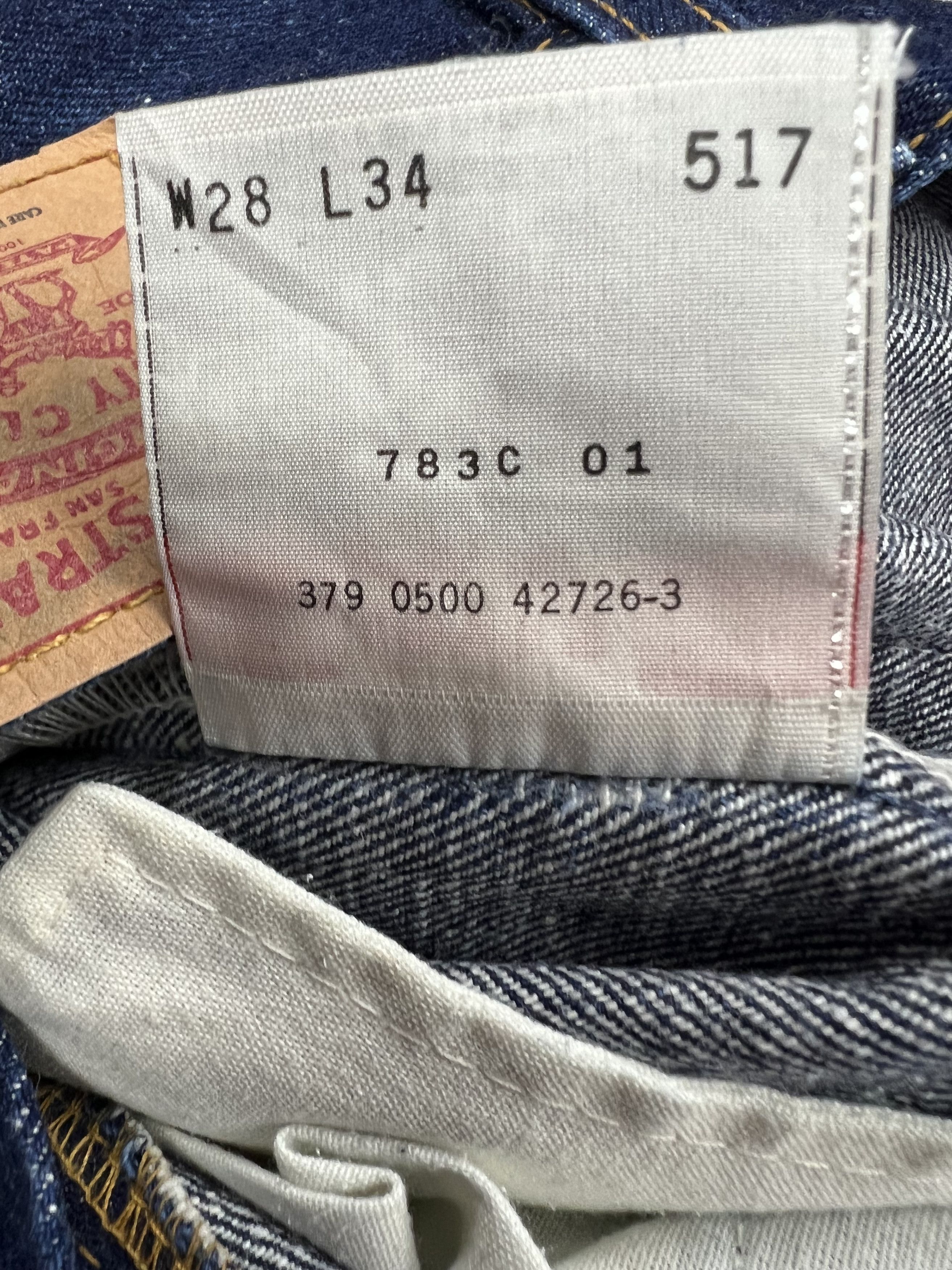 Levi's × Vintage Levis 517 Bootcut jeans Size US 28 / EU 44 - 9 Thumbnail