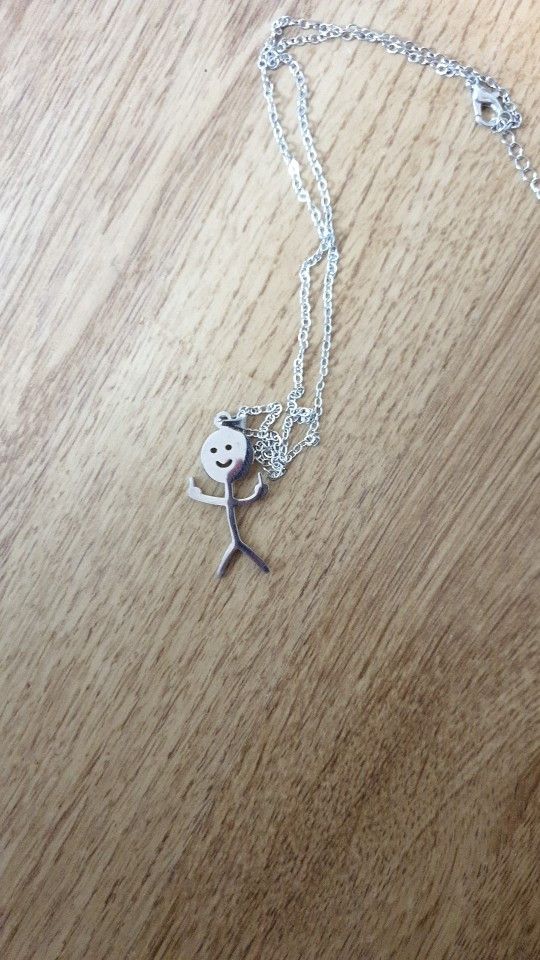 Jewelry × Vintage Fuck You Doodle Necklace Steel Middle Finger Size ONE SIZE - 3 Thumbnail