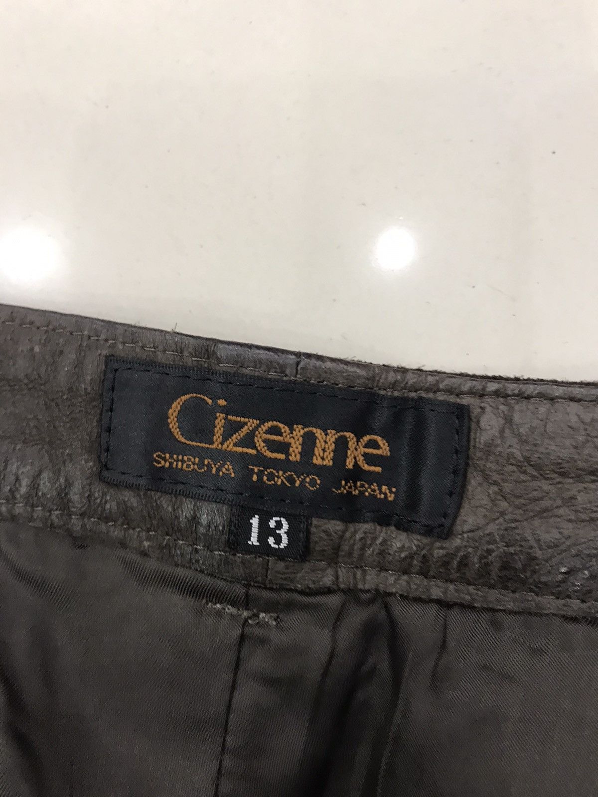 Genuine Leather Cizenne Shibuya Flared Leather Pant Size US 28 / EU 44 - 20 Thumbnail