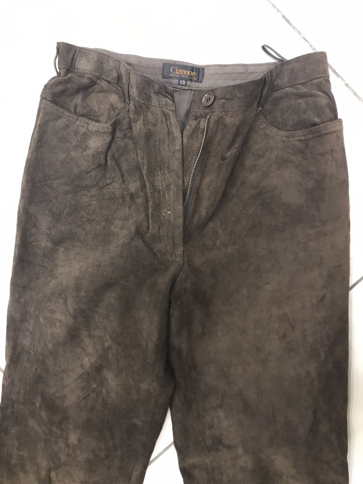Genuine Leather Cizenne Shibuya Flared Leather Pant Size US 28 / EU 44 - 19 Thumbnail