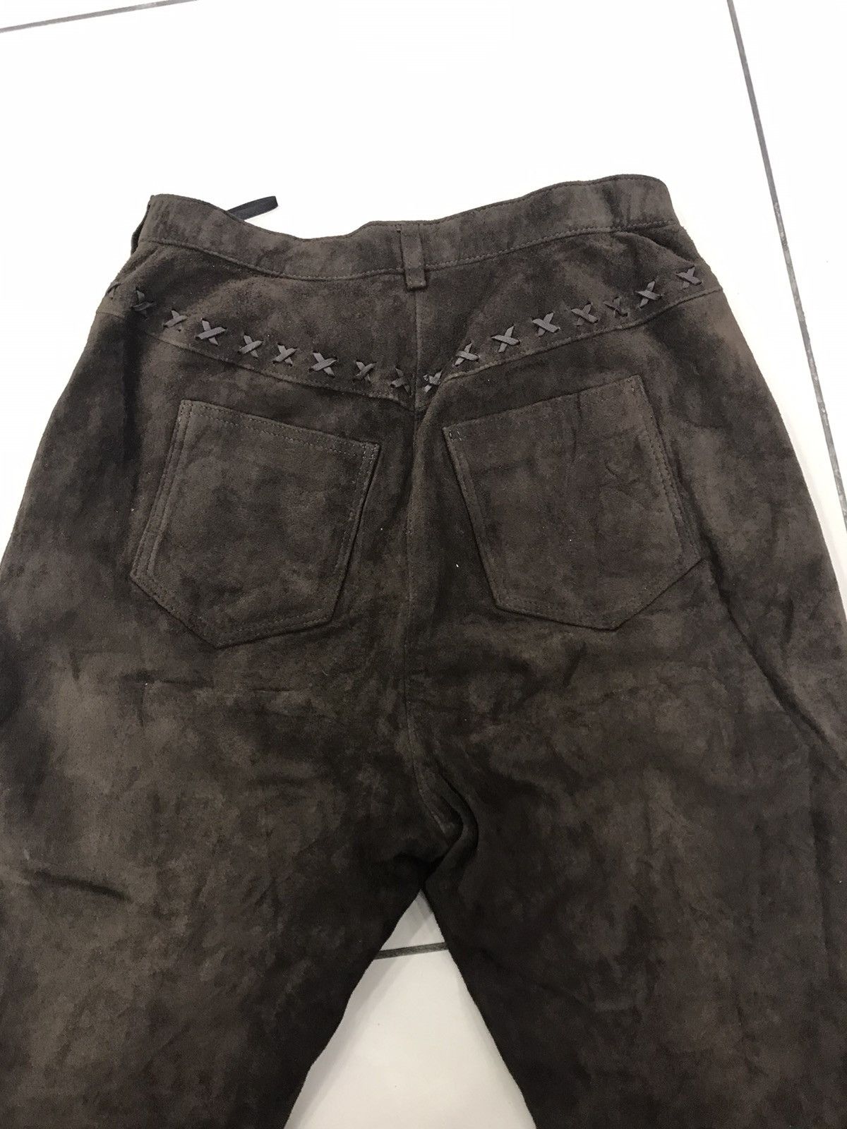 Genuine Leather Cizenne Shibuya Flared Leather Pant Size US 28 / EU 44 - 10 Thumbnail