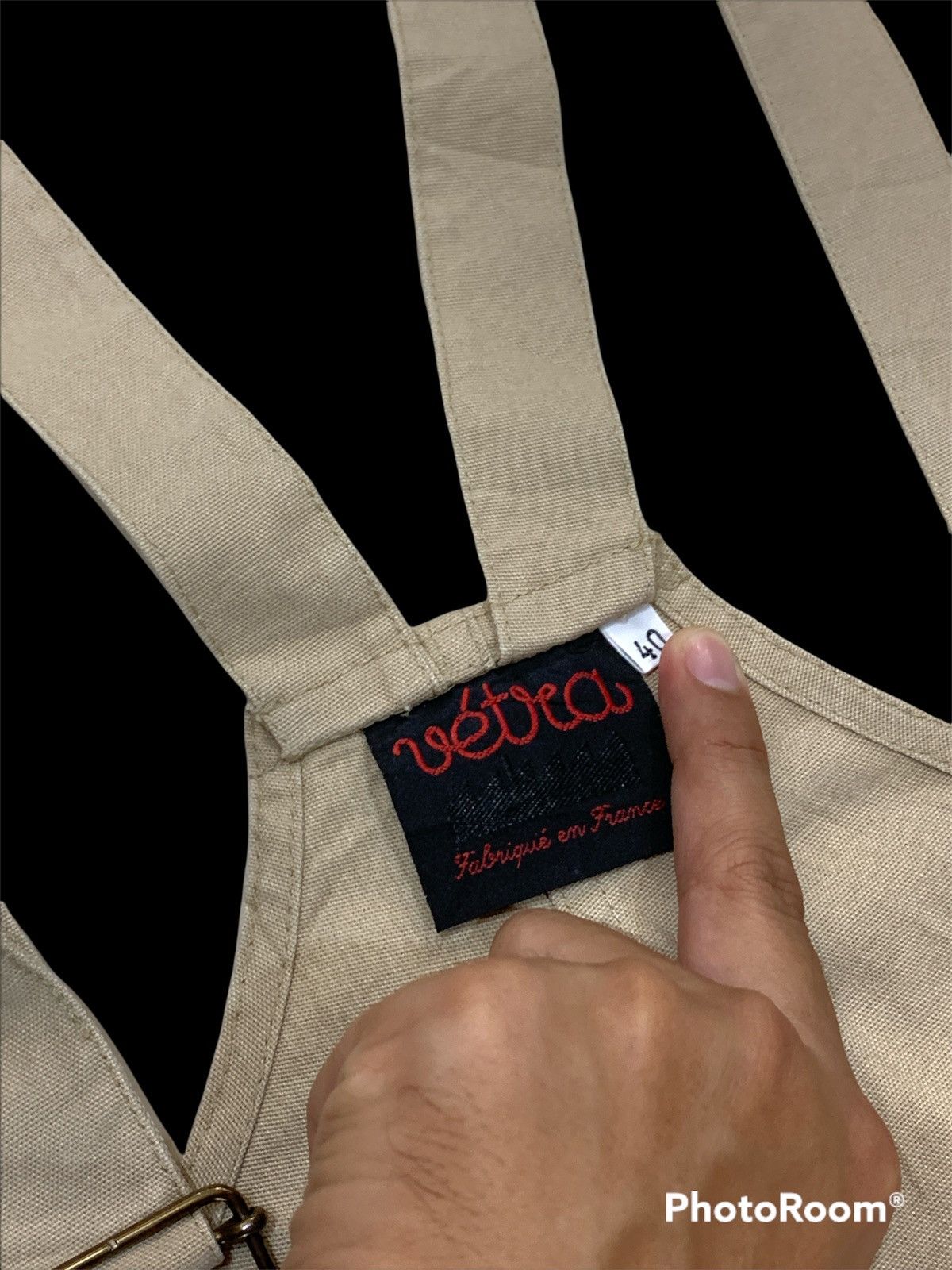 Vetra BIB OVERALL IN ORGANIS TWILL VETRA FRANCE SIZE 40 Size US 32 / EU 48 - 6 Thumbnail