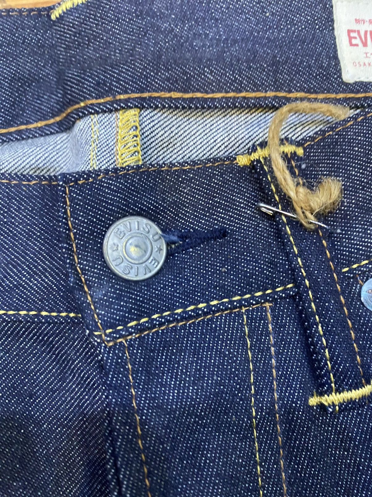 Evisu LAST DROP🔥EVISU x INSA DAICOCK DENIM RARE TRAVIS SCOTT Size US 31 - 14 Thumbnail