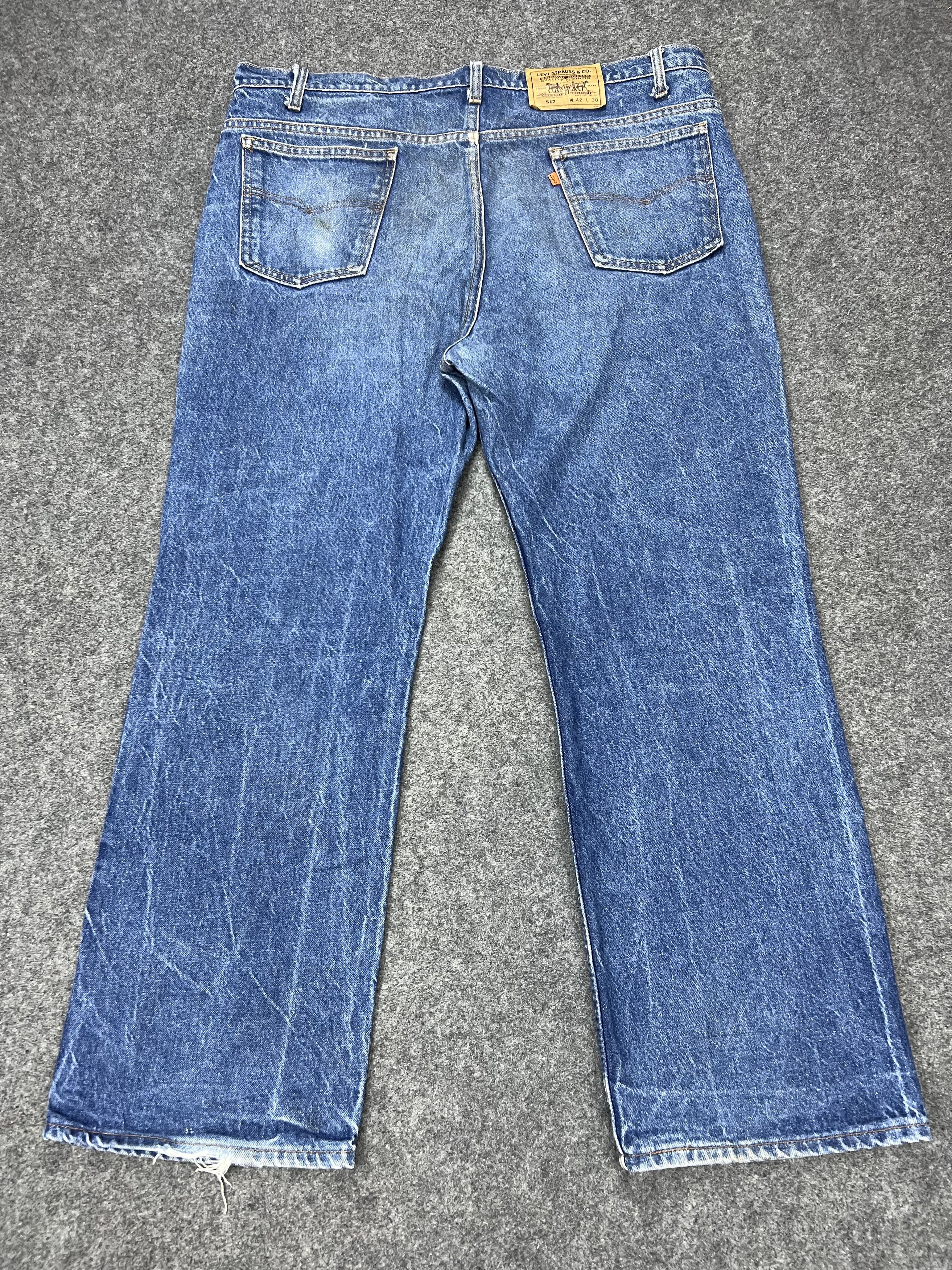 Levi's × Vintage Jeans Vintage Levi's 517 Light Wash Flared Jeans Size US 42 / EU 58 - 2 Thumbnail