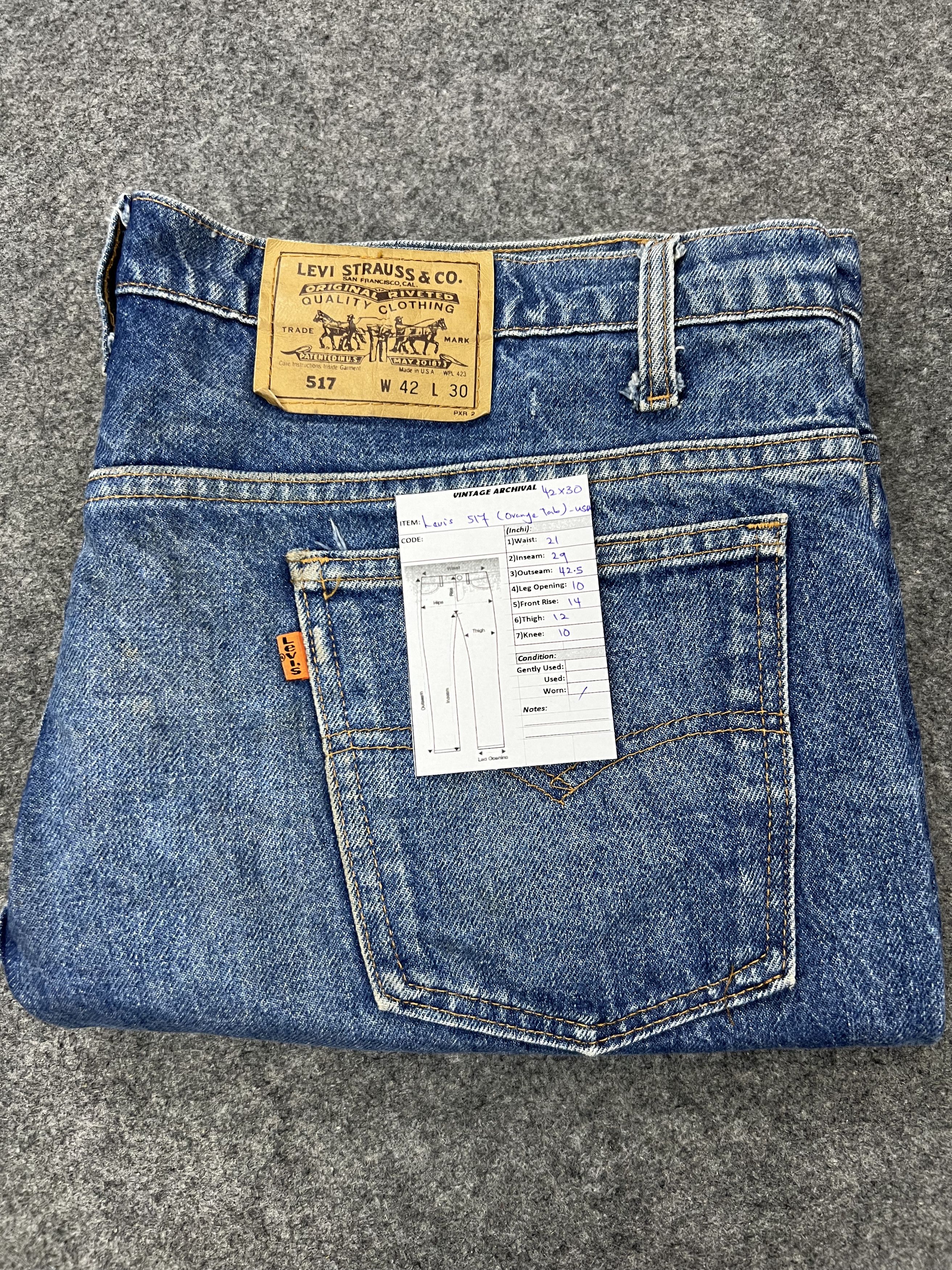 Levi's × Vintage Jeans Vintage Levi's 517 Light Wash Flared Jeans Size US 42 / EU 58 - 17 Thumbnail