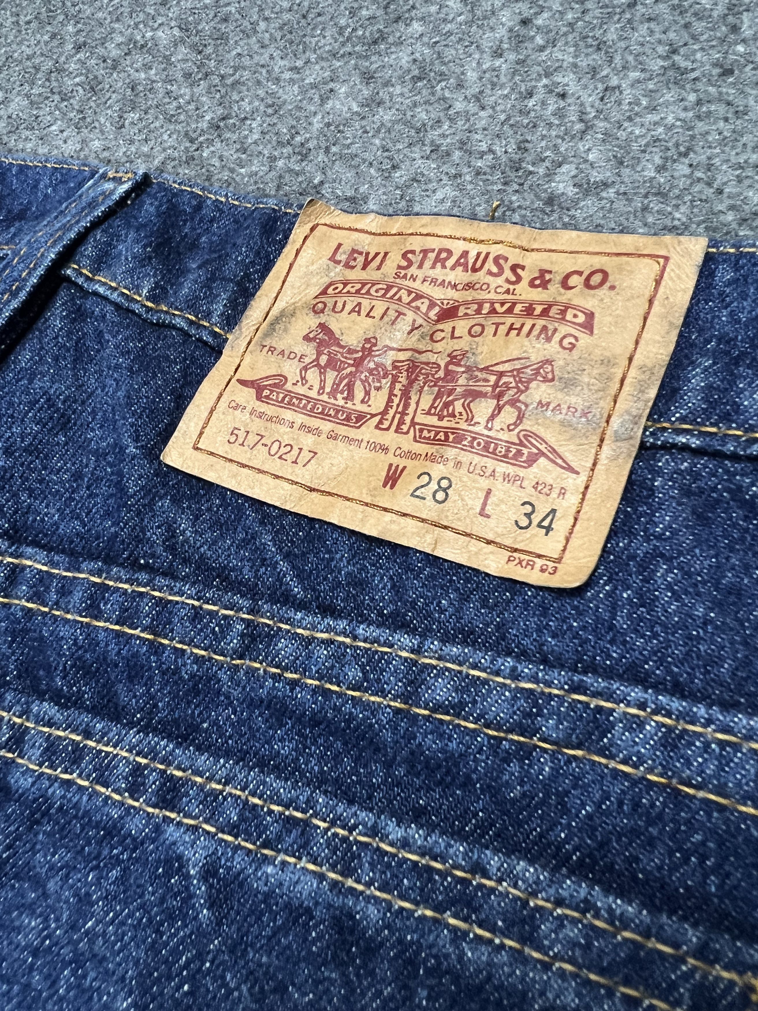 Levi's × Vintage Levi's 517 Bootcut Jeans Size US 28 / EU 44 - 6 Thumbnail