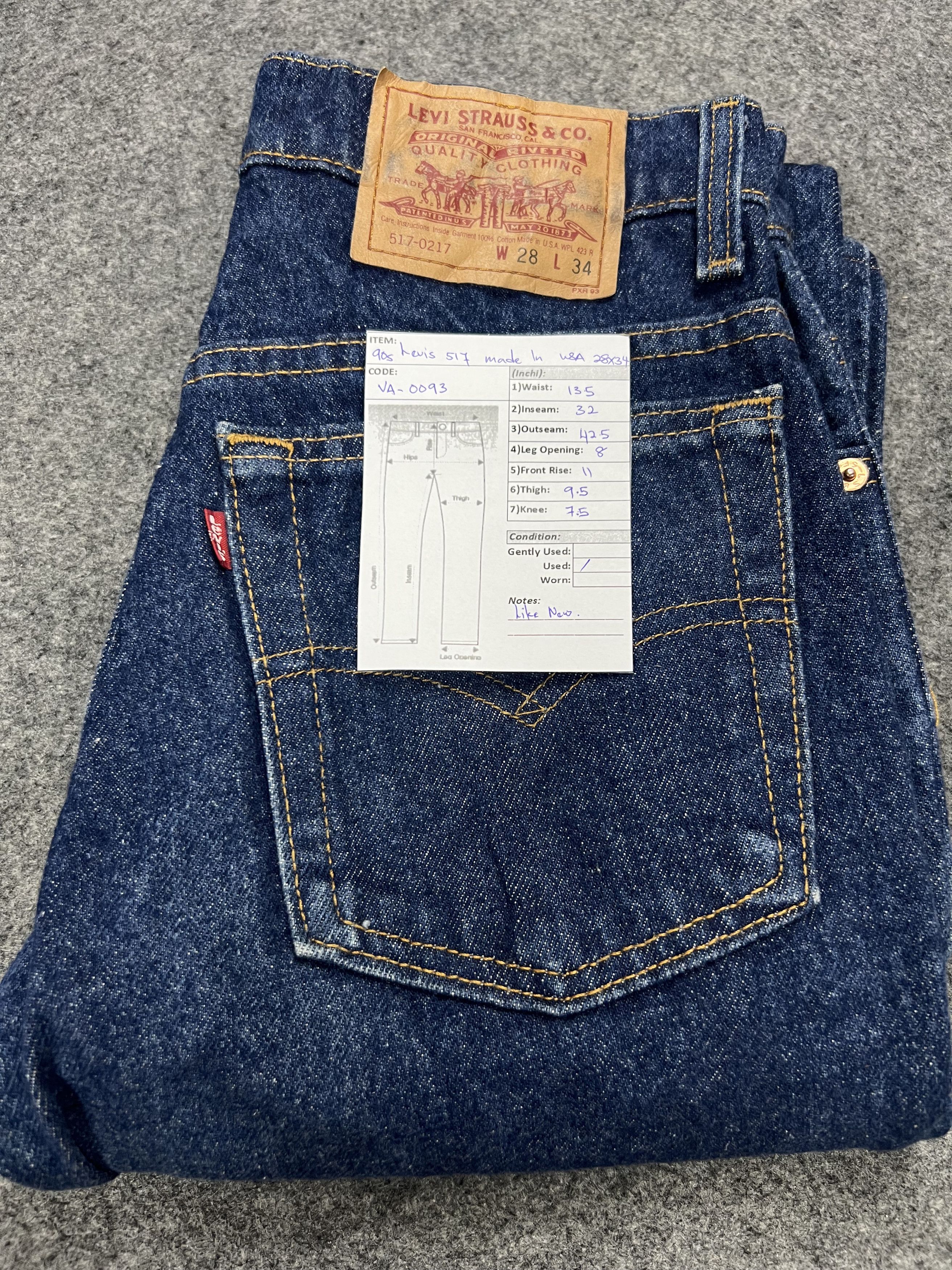Levi's × Vintage Levi's 517 Bootcut Jeans Size US 28 / EU 44 - 12 Thumbnail