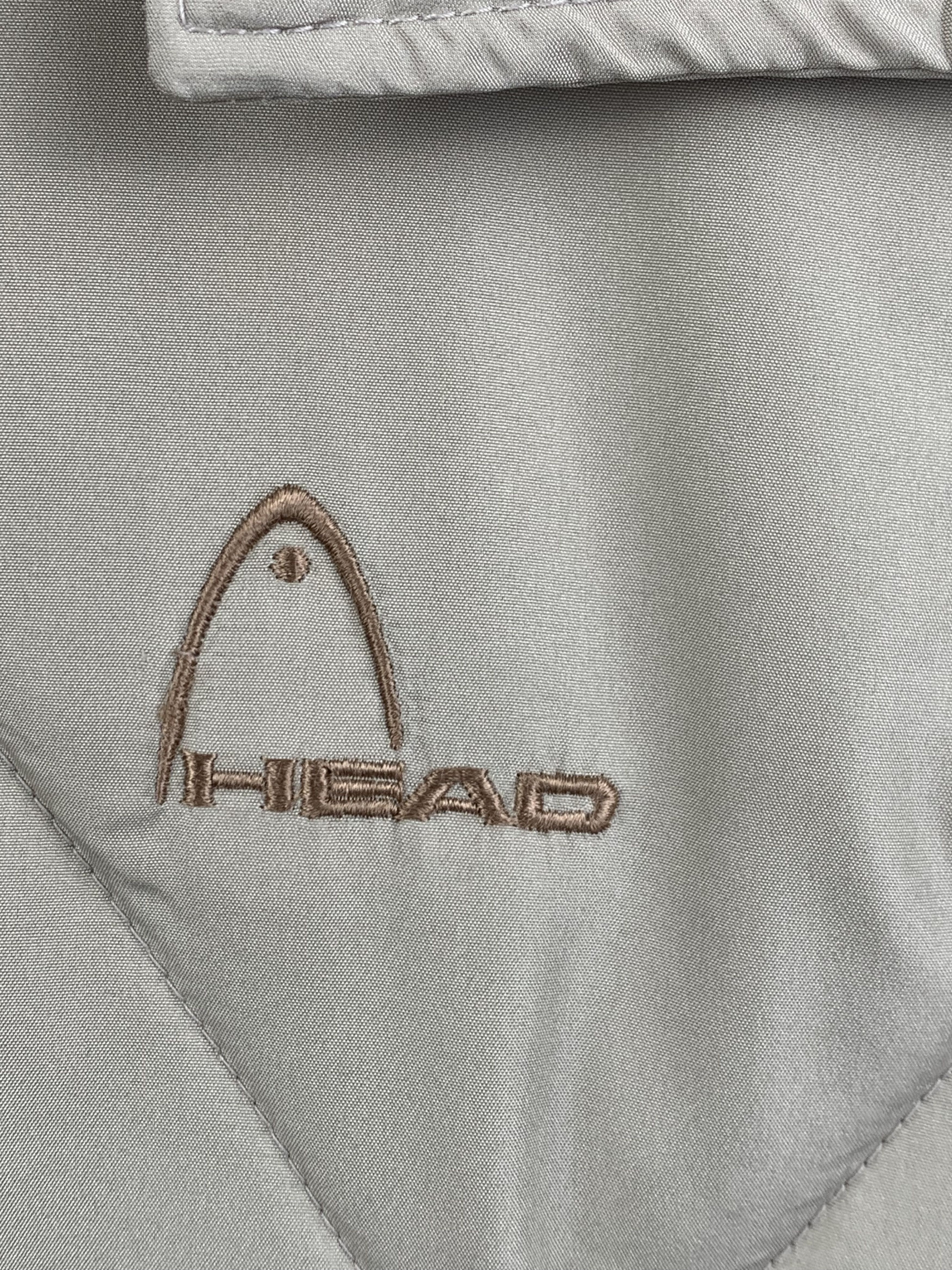 Japanese Brand Vintage HEAD Hoodie Zip Up Quilted Long Jacket Size US L / EU 52-54 / 3 - 8 Thumbnail