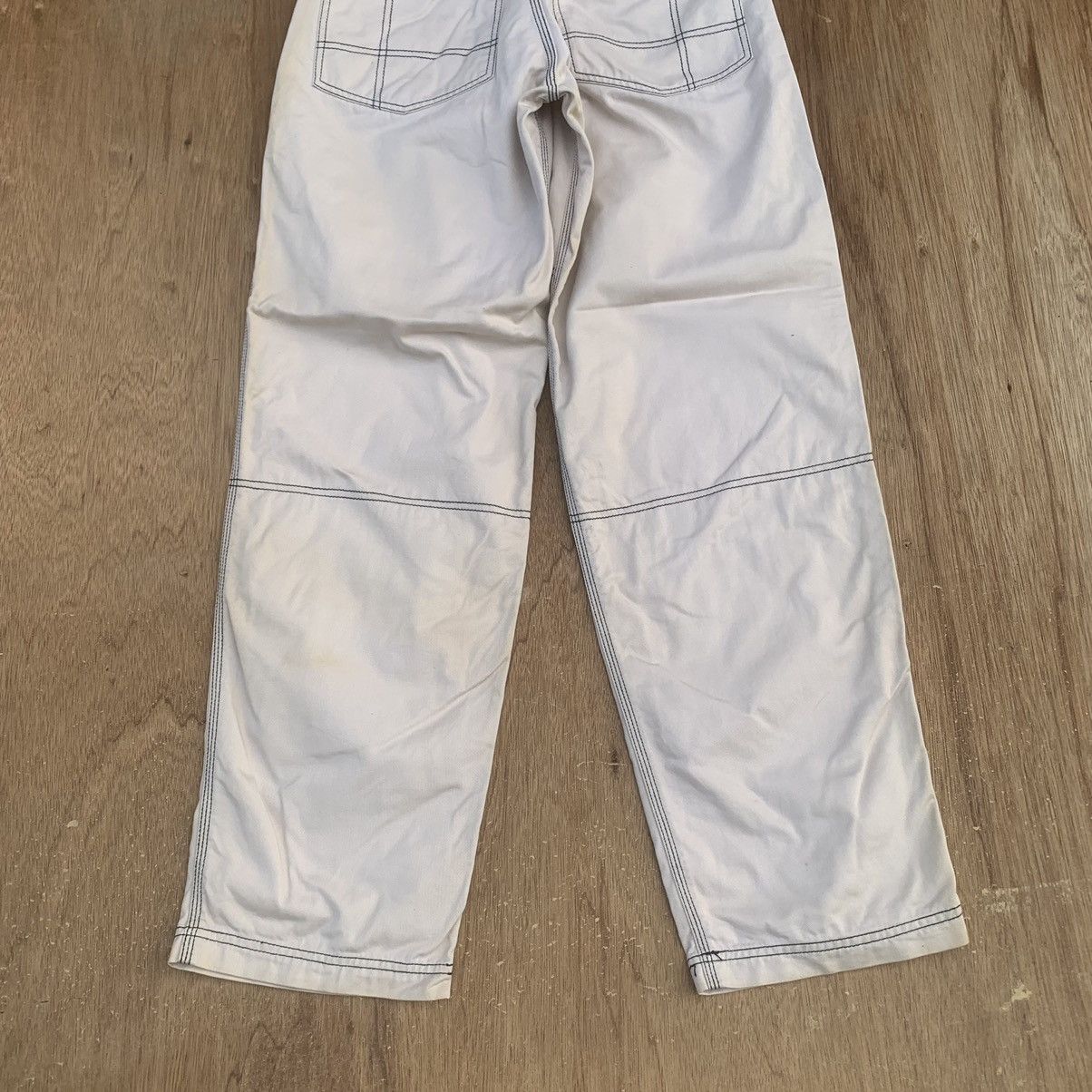Japanese Brand DOUBLE KNEE JAPANESE VINTAGE TROUSERS SKATE GANG BAGGY PANTS Size US 26 / EU 42 - 11 Thumbnail