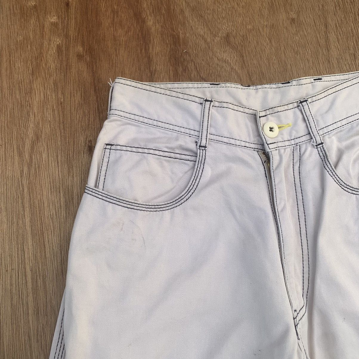 Japanese Brand DOUBLE KNEE JAPANESE VINTAGE TROUSERS SKATE GANG BAGGY PANTS Size US 26 / EU 42 - 3 Thumbnail