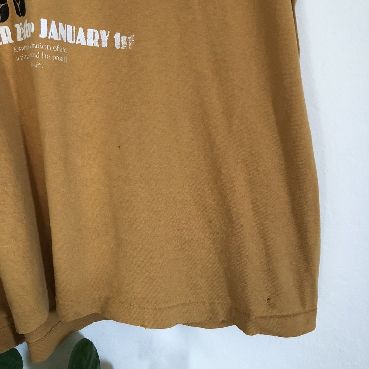 Anvil × Vintage Vintage Kwanzaa T-shirt African single stitch double graphic Size US L / EU 52-54 / 3 - 5 Thumbnail