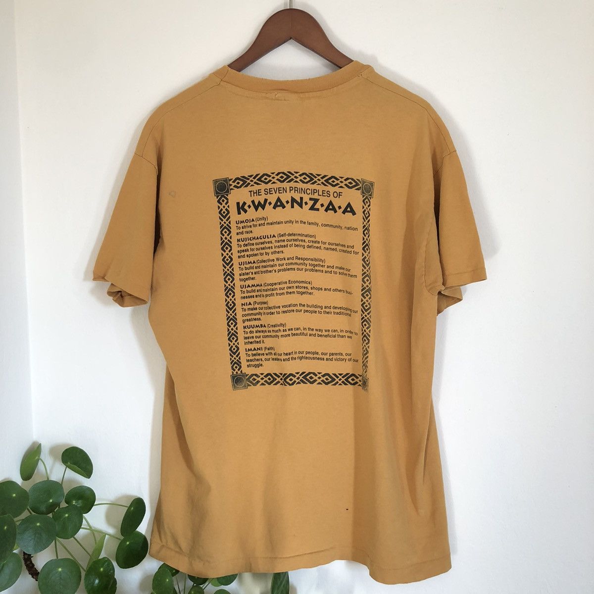 Anvil × Vintage Vintage Kwanzaa T-shirt African single stitch double graphic Size US L / EU 52-54 / 3 - 3 Thumbnail