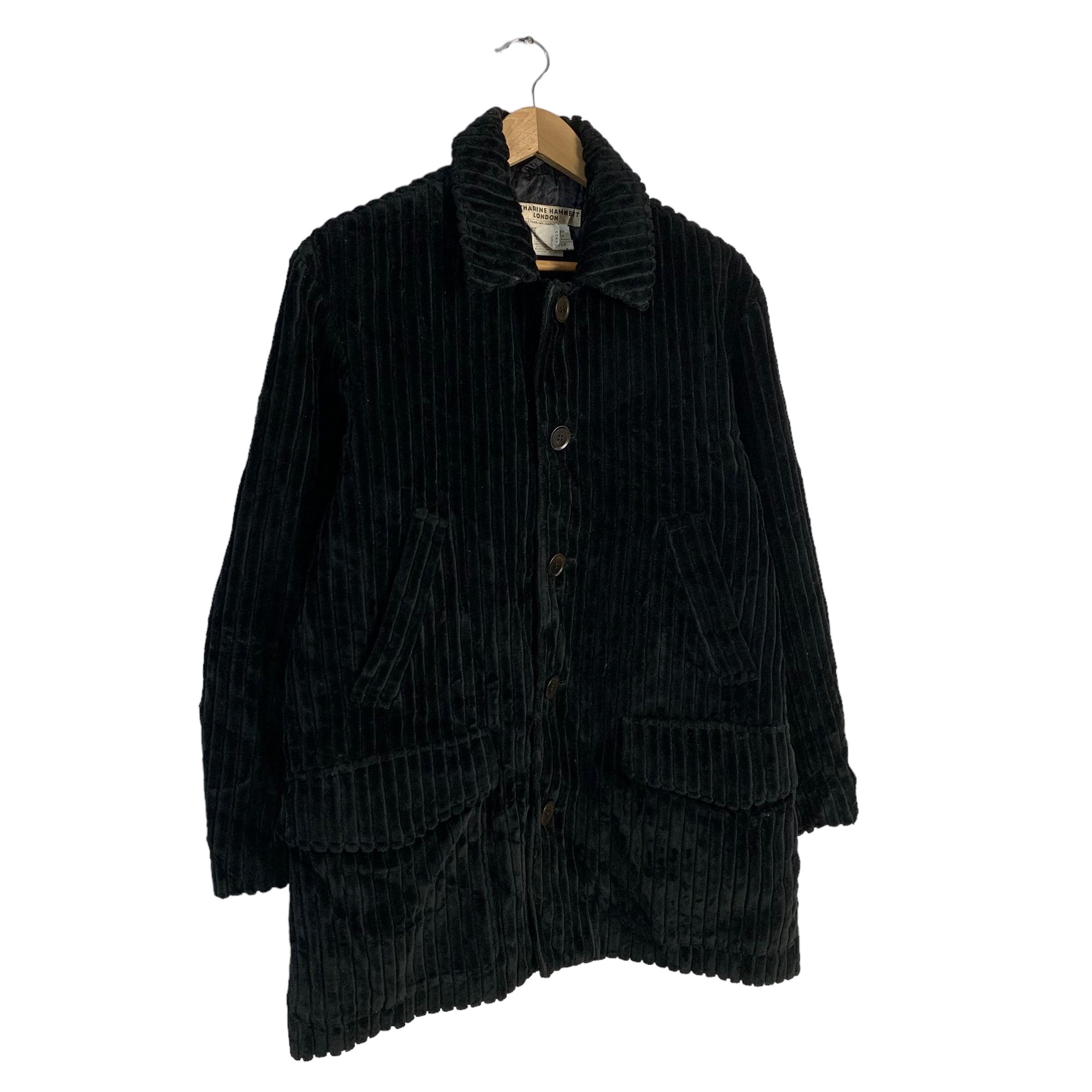 ジャケット・アウター KATHARINE HAMNETT Velvet long coat Katharine Hamnett London Katherine Hamnett Velvet Jacket