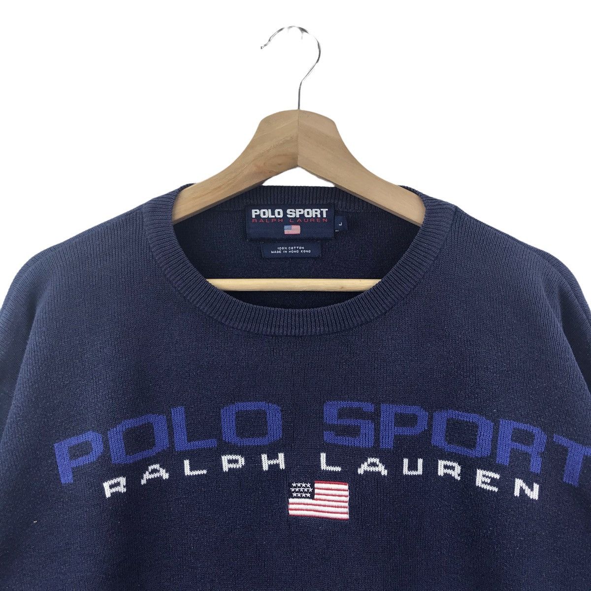 Polo Ralph Lauren POLO RALPH LAUREN Usa Jeans Small Flag Oversize Sweatshirt Size US L / EU 52-54 / 3 - 2 Thumbnail