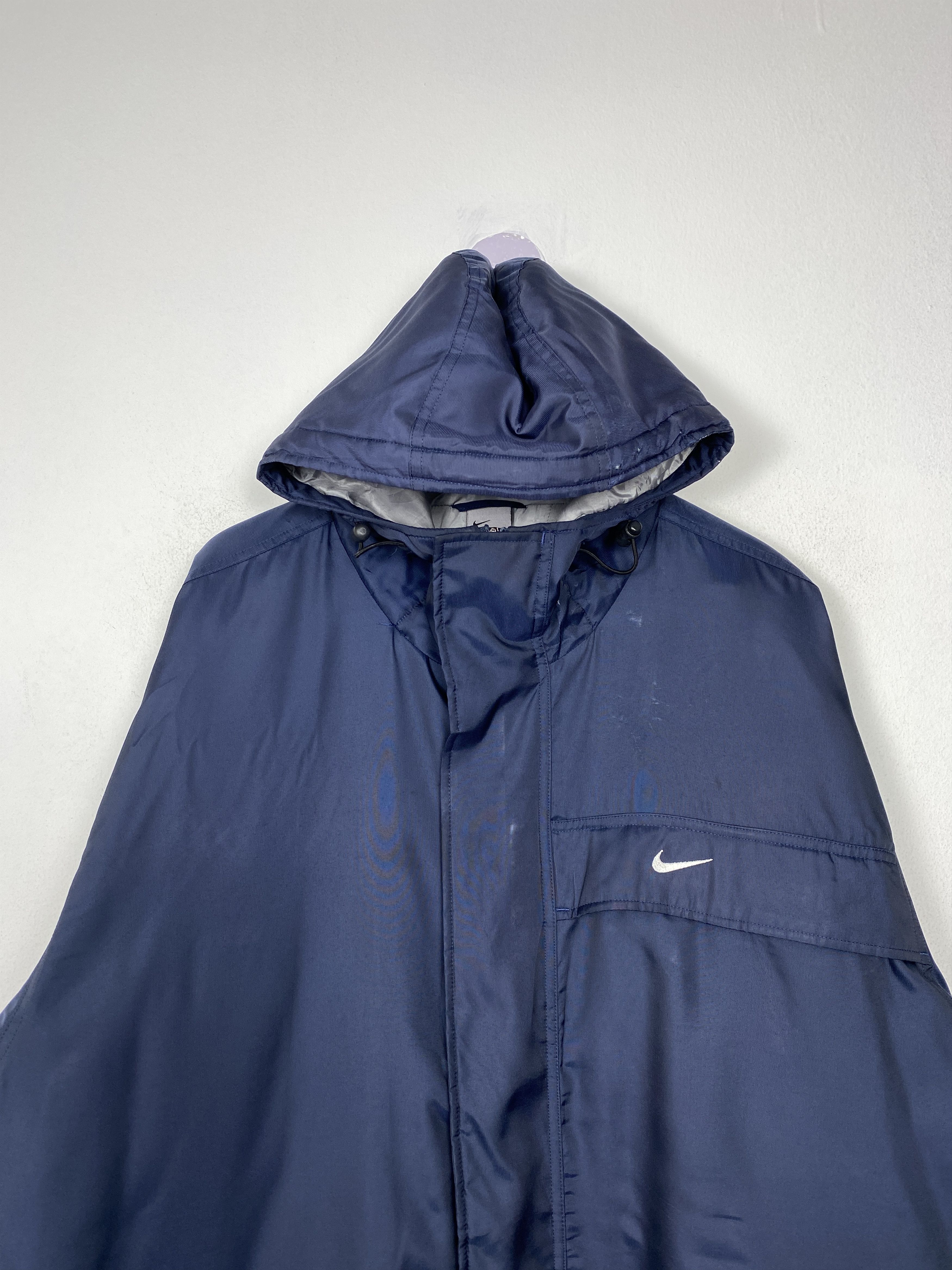 Nike Vintage NIKE Hoodie Zip Up Sport Jacket Size US XL / EU 56 / 4 - 2 Thumbnail