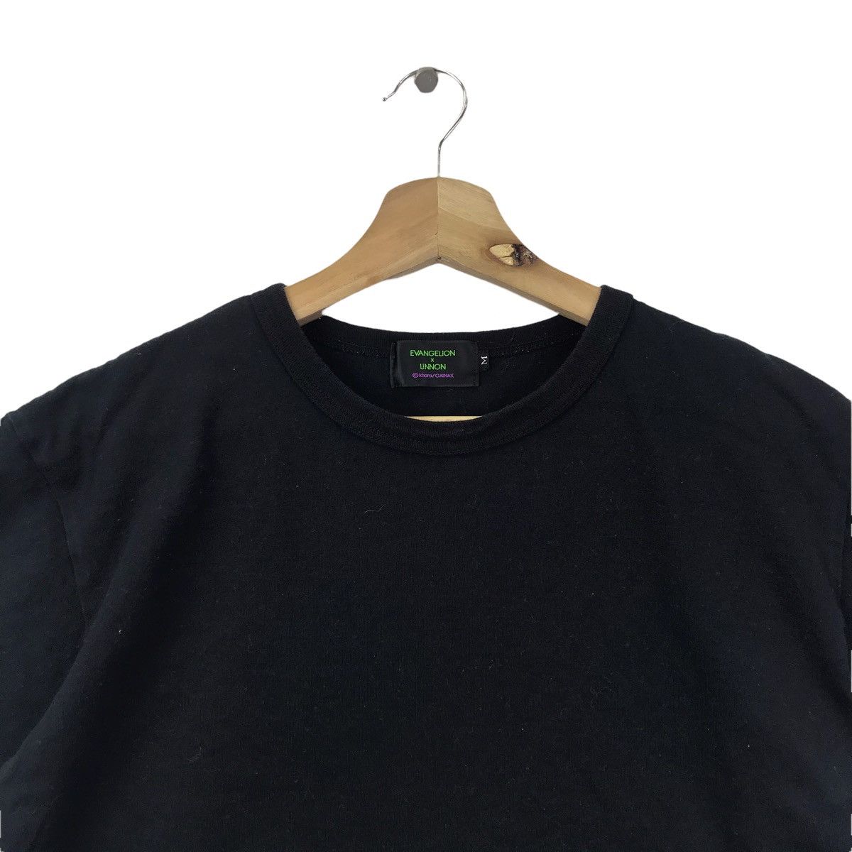 Vintage EVANGELION x UNNON 1:0 Japanese Brand Anime Black T shirt Size US M / EU 48-50 / 2 - 2 Thumbnail