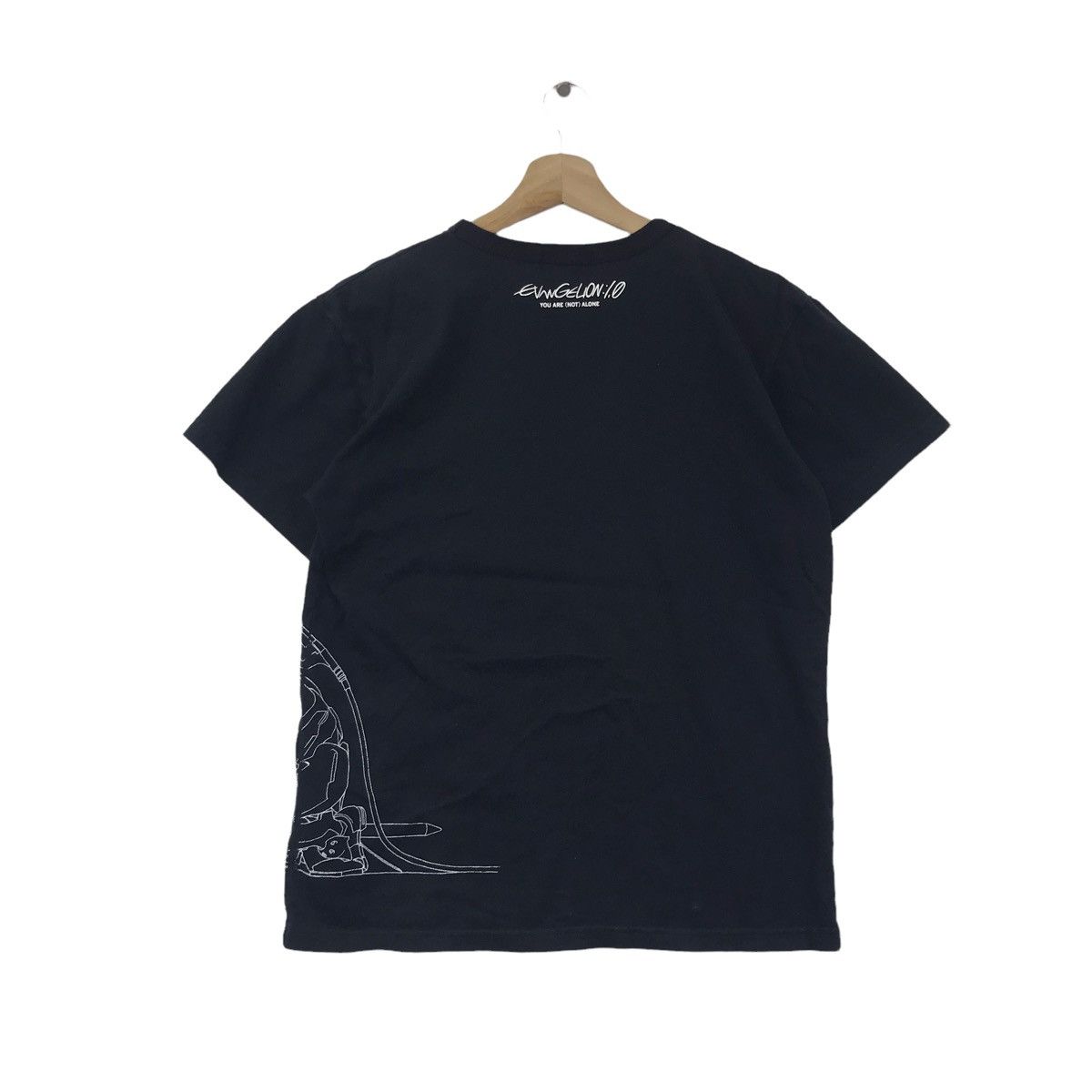 Vintage EVANGELION x UNNON 1:0 Japanese Brand Anime Black T shirt Size US M / EU 48-50 / 2 - 8 Thumbnail