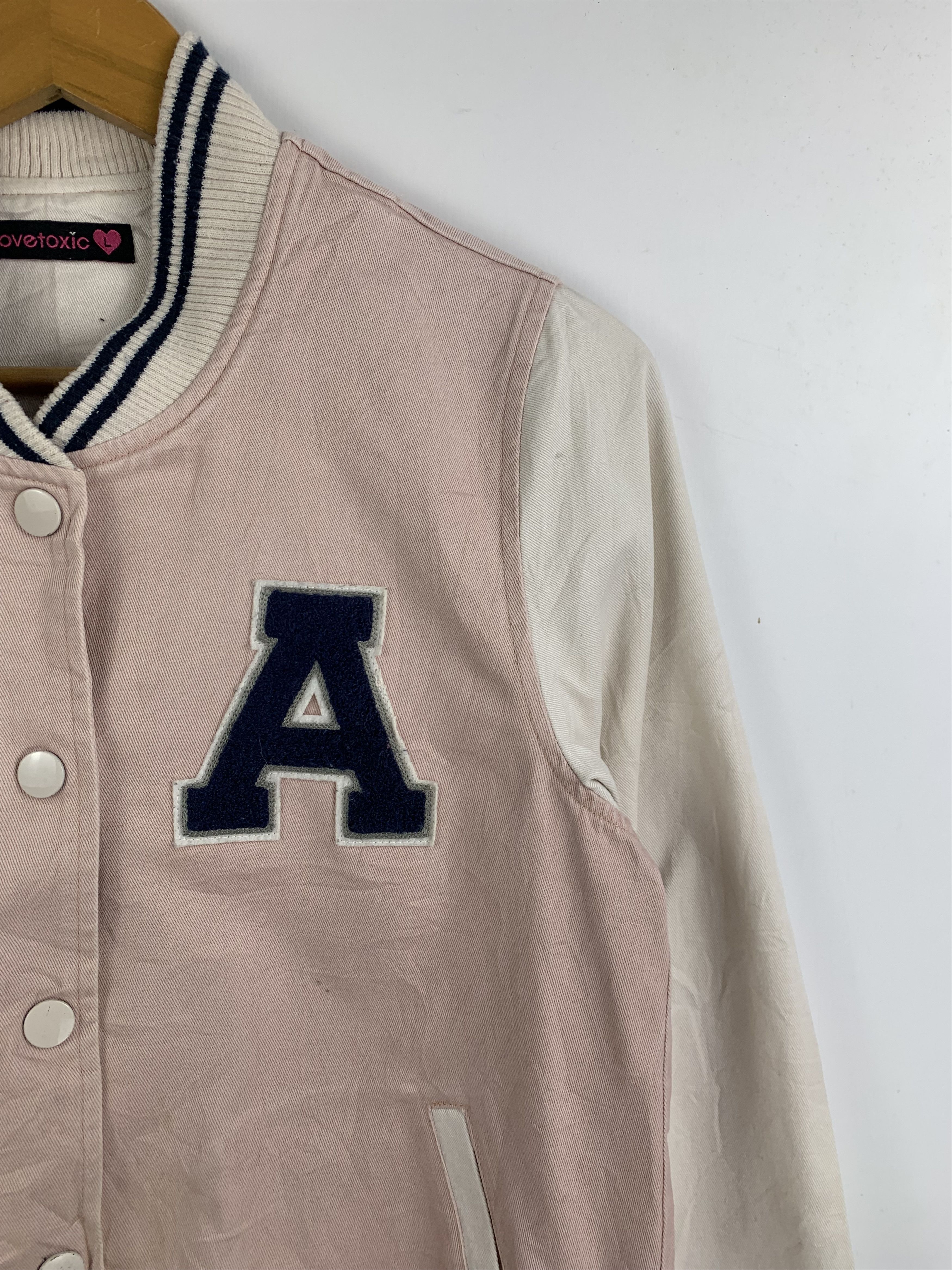 Japanese Brand Vintage Japanese Brand Button Up Wool Varsity Jacket Size US L / EU 52-54 / 3 - 4 Thumbnail