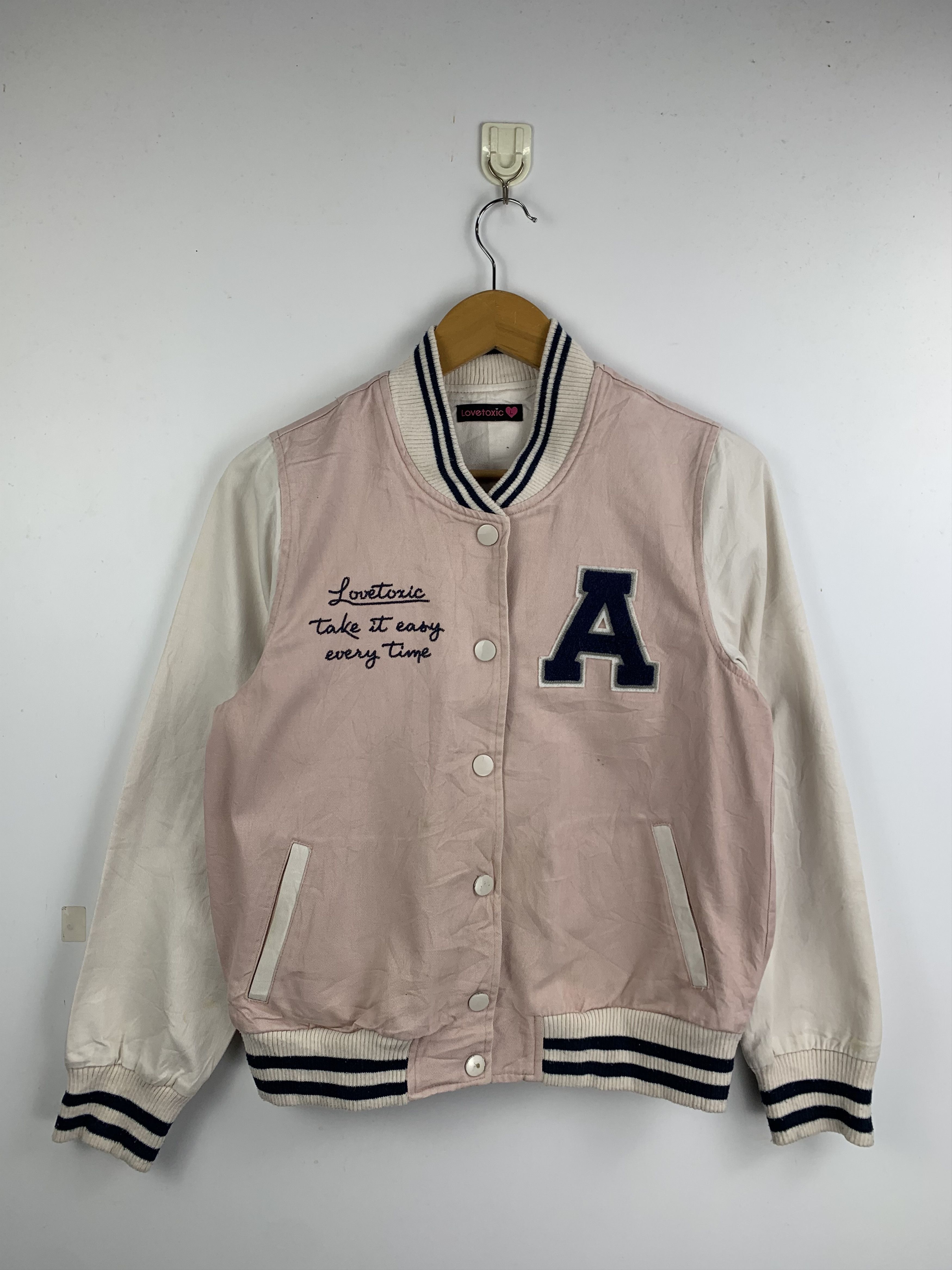 Japanese Brand Vintage Japanese Brand Button Up Wool Varsity Jacket Size US L / EU 52-54 / 3 - 1 Thumbnail