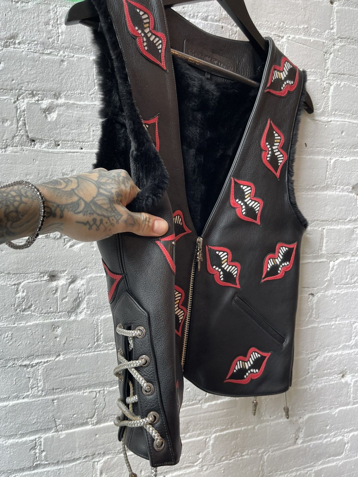Chrome Hearts CHROME HEARTS 1/1 MATTY BOY MINK LEATHER VEST JACKET Size US M / EU 48-50 / 2 - 9 Thumbnail