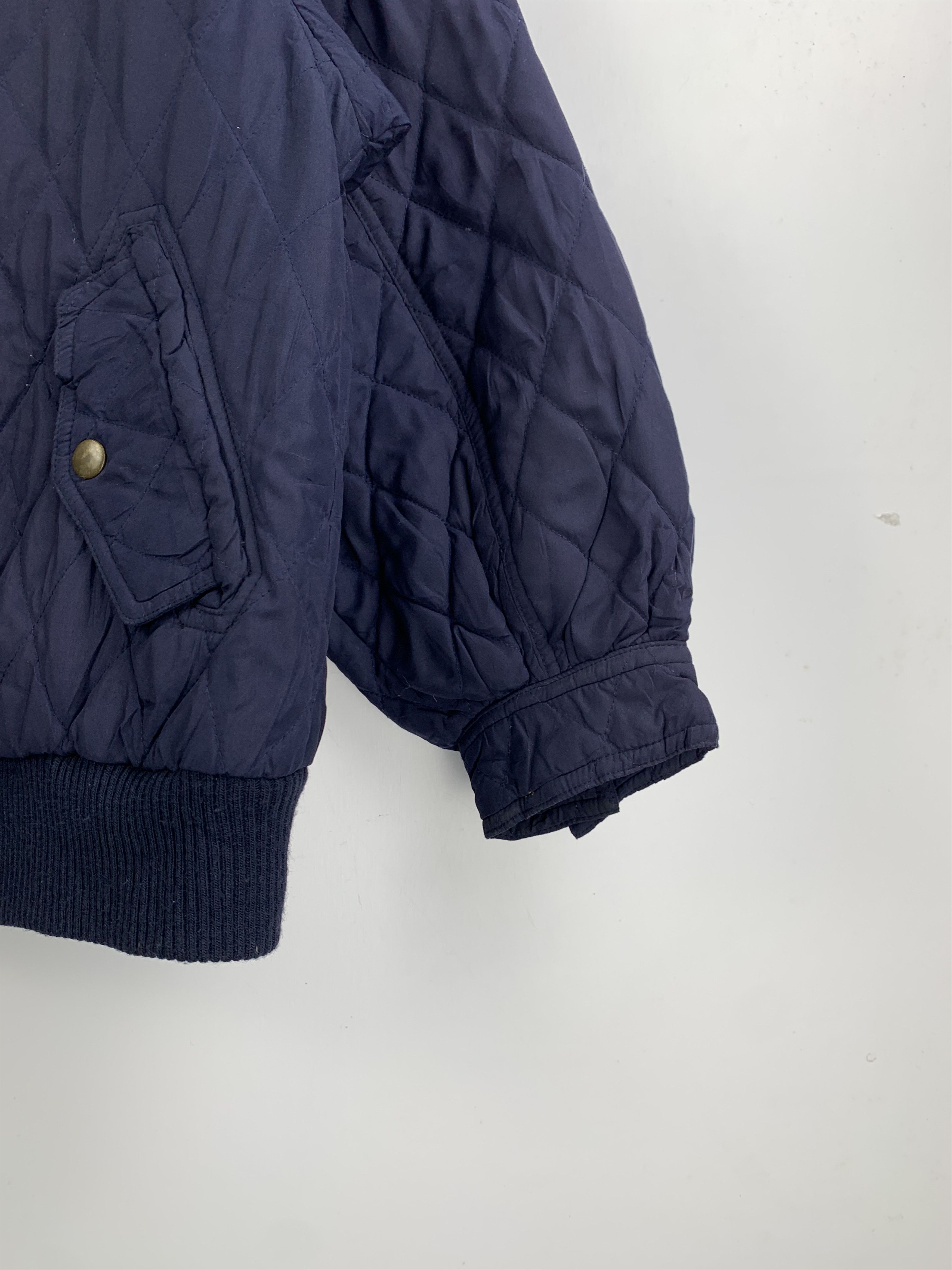 Japanese Brand Vintage LALIBERTE Quilted Zip Up Bomber Jacket Size US M / EU 48-50 / 2 - 7 Thumbnail