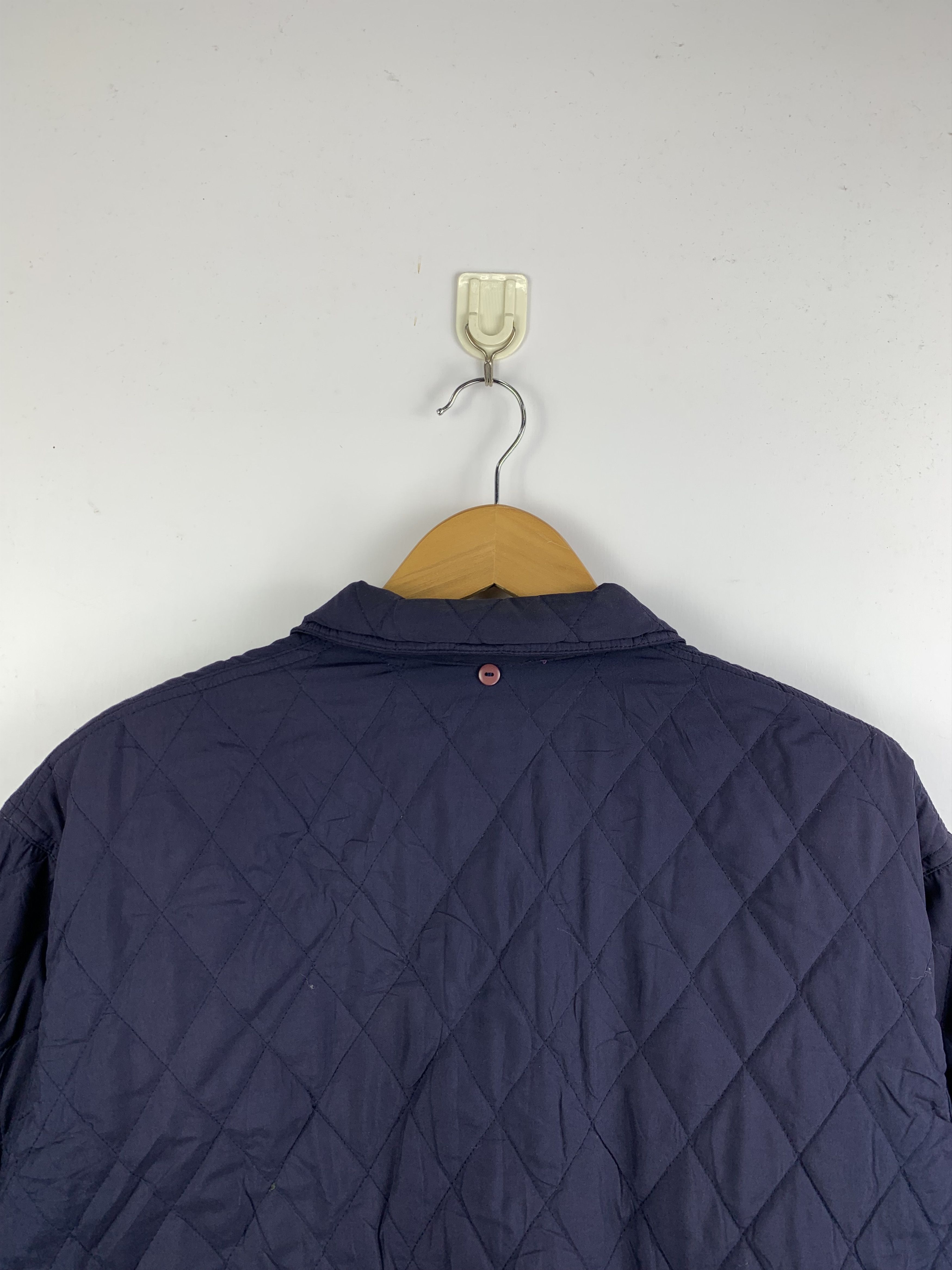 Japanese Brand Vintage LALIBERTE Quilted Zip Up Bomber Jacket Size US M / EU 48-50 / 2 - 6 Thumbnail