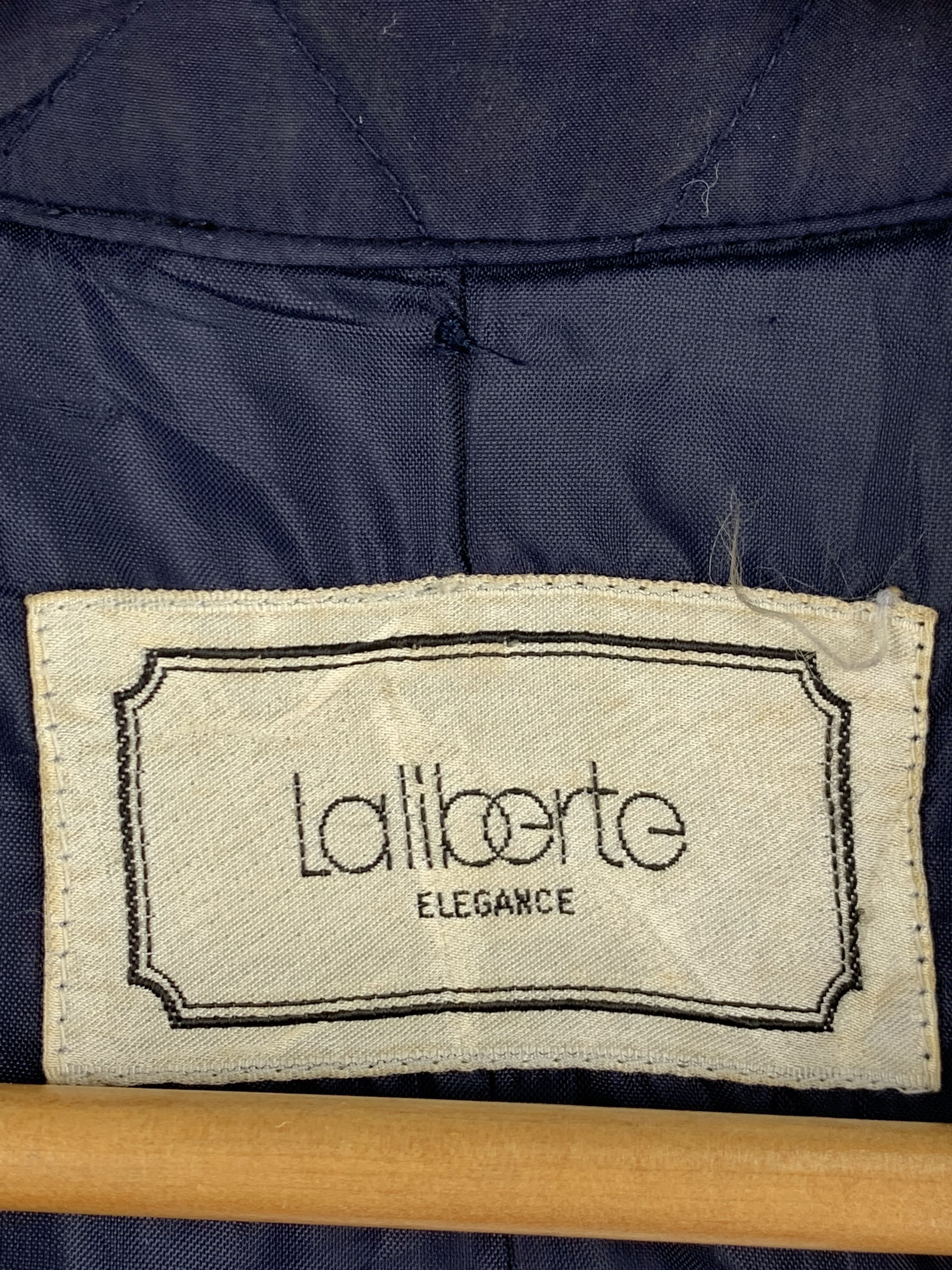 Japanese Brand Vintage LALIBERTE Quilted Zip Up Bomber Jacket Size US M / EU 48-50 / 2 - 9 Thumbnail