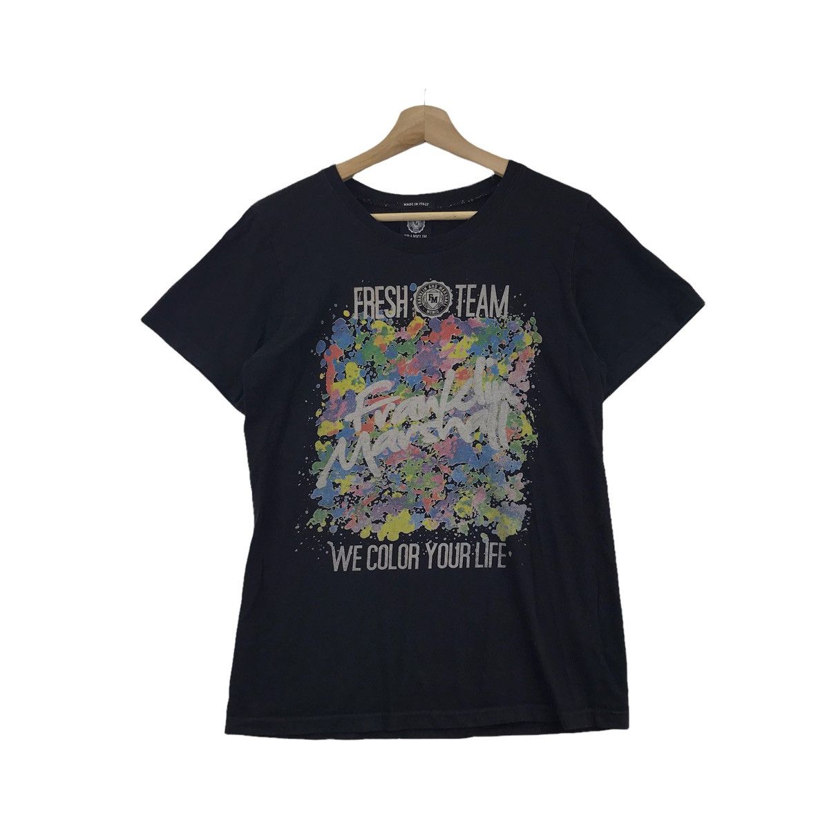 Franklin & Marshall FRANKLIN MARSHALL Italy Fresh Team Black T Shirt Size US M / EU 48-50 / 2 - 1 Thumbnail