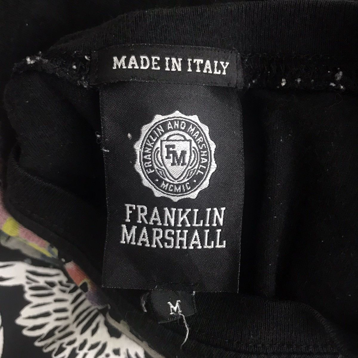 Franklin & Marshall FRANKLIN MARSHALL Italy Fresh Team Black T Shirt Size US M / EU 48-50 / 2 - 4 Thumbnail